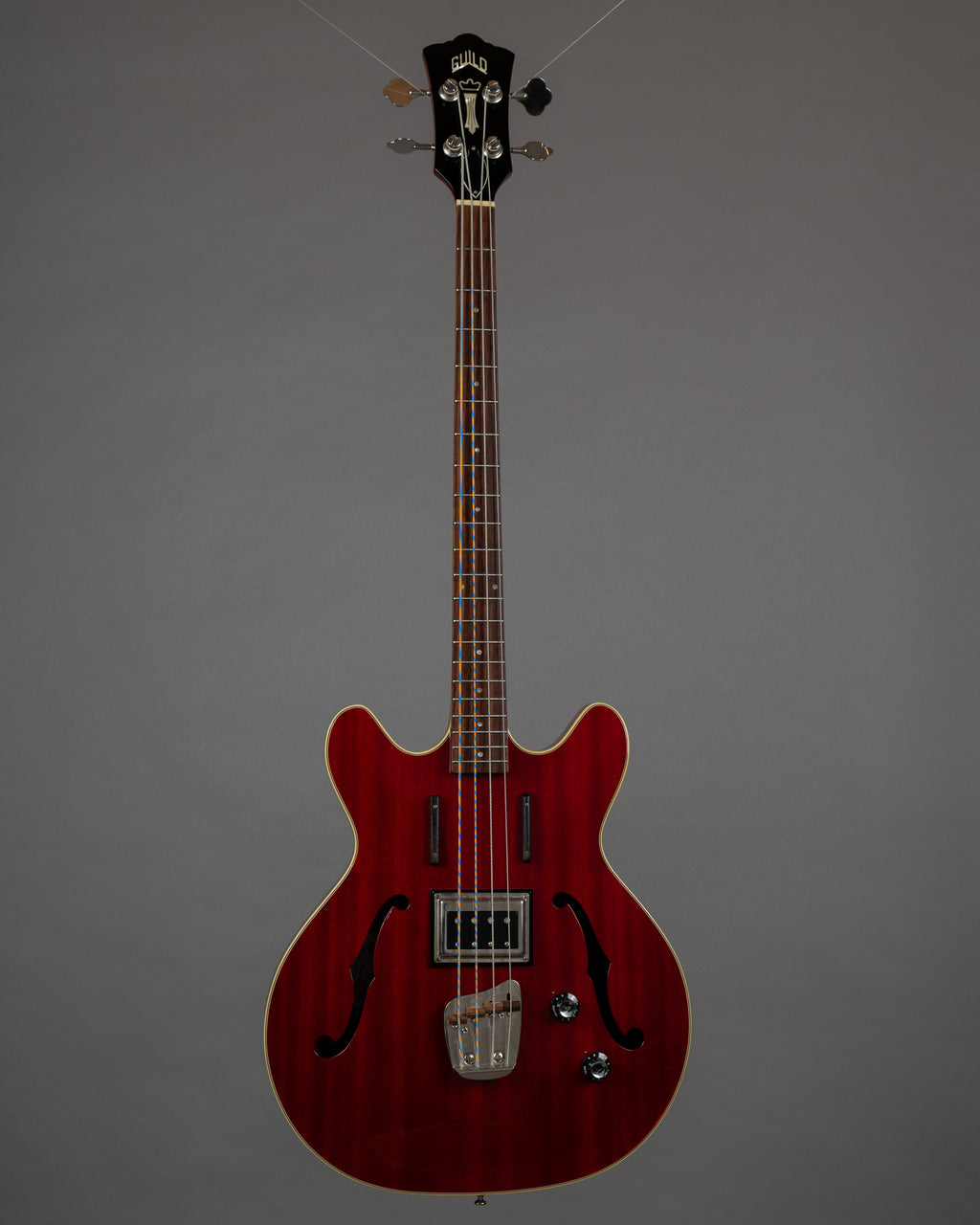 2013 Guild Starfire Bass (Korea, Cherry, OHSC)