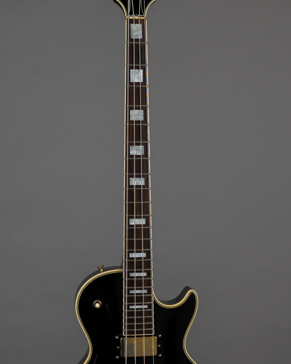 c1992 Greco EGB-100 Les Paul Custom Bass (Japan, Black, TKL Case)*