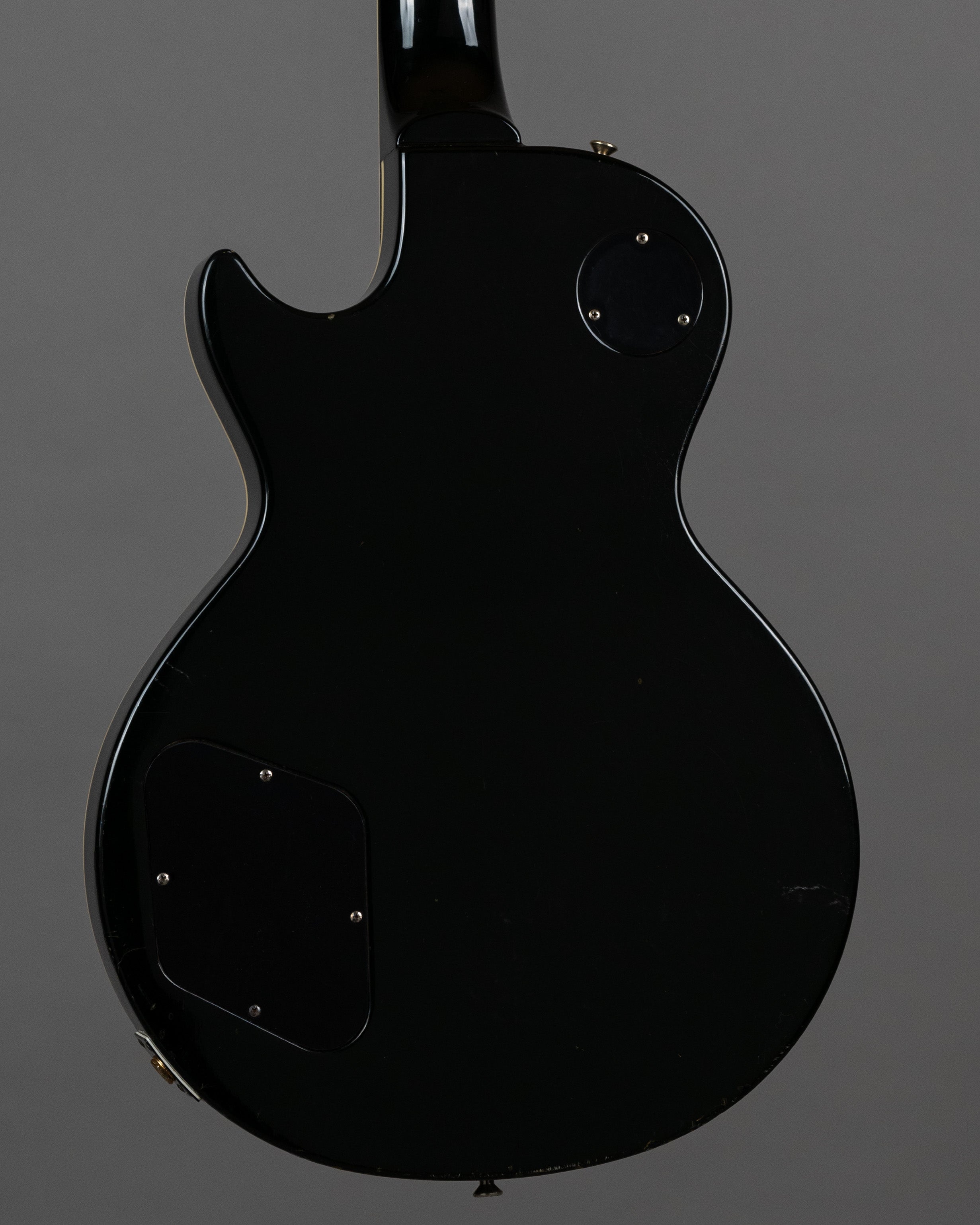 c1992 Greco EGB-100 Les Paul Custom Bass (Japan, Black, TKL Case)