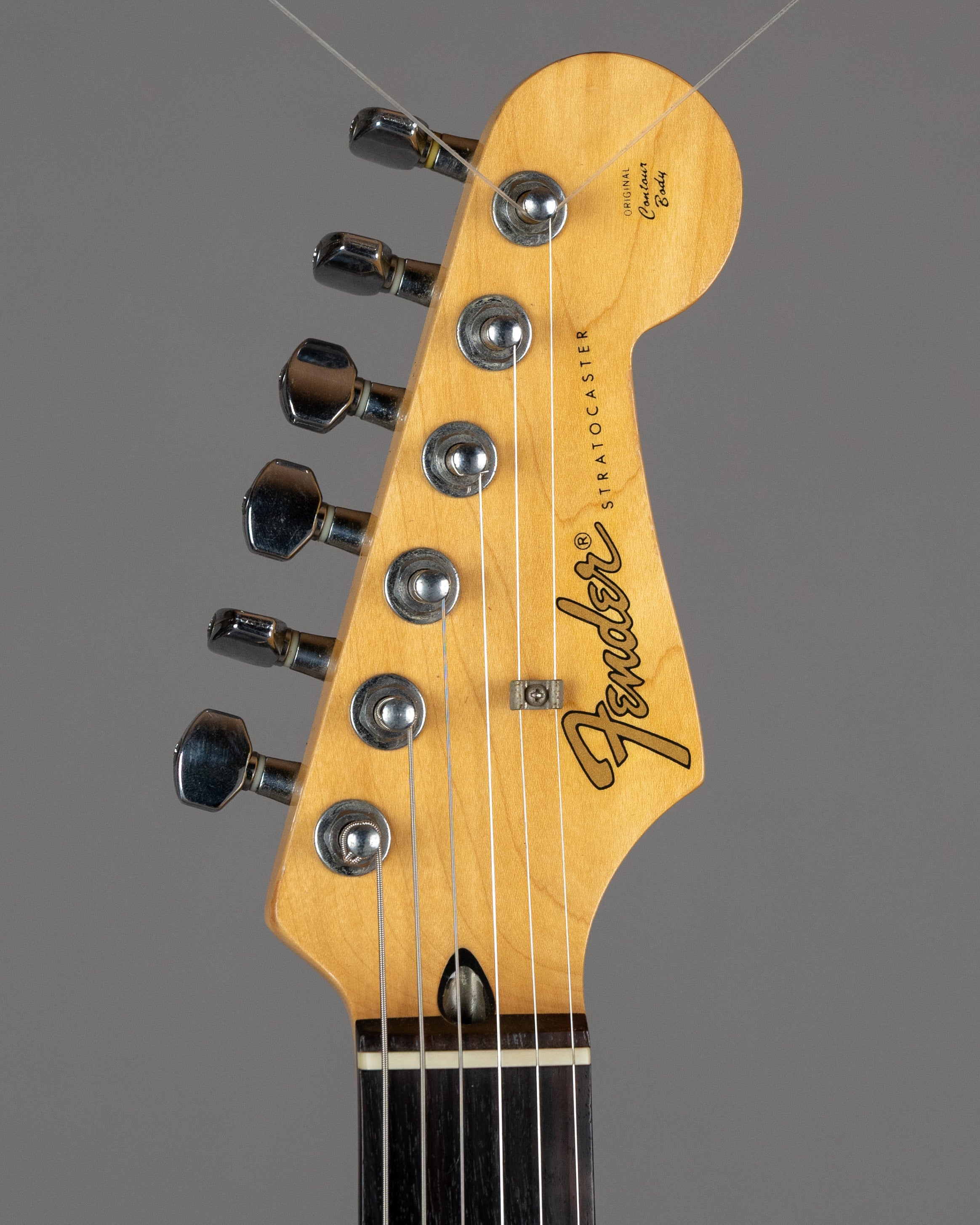 c1990 Fender STR-850LS Stratocaster (Japan, See Through Red, Lace Sensor Pickups)