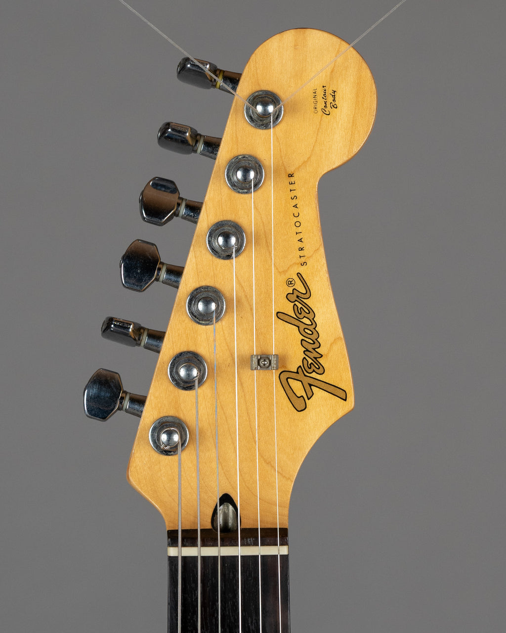 c1990 Fender STR-850LS Stratocaster (Japan, See Through Red, Lace Sensor Pickups)