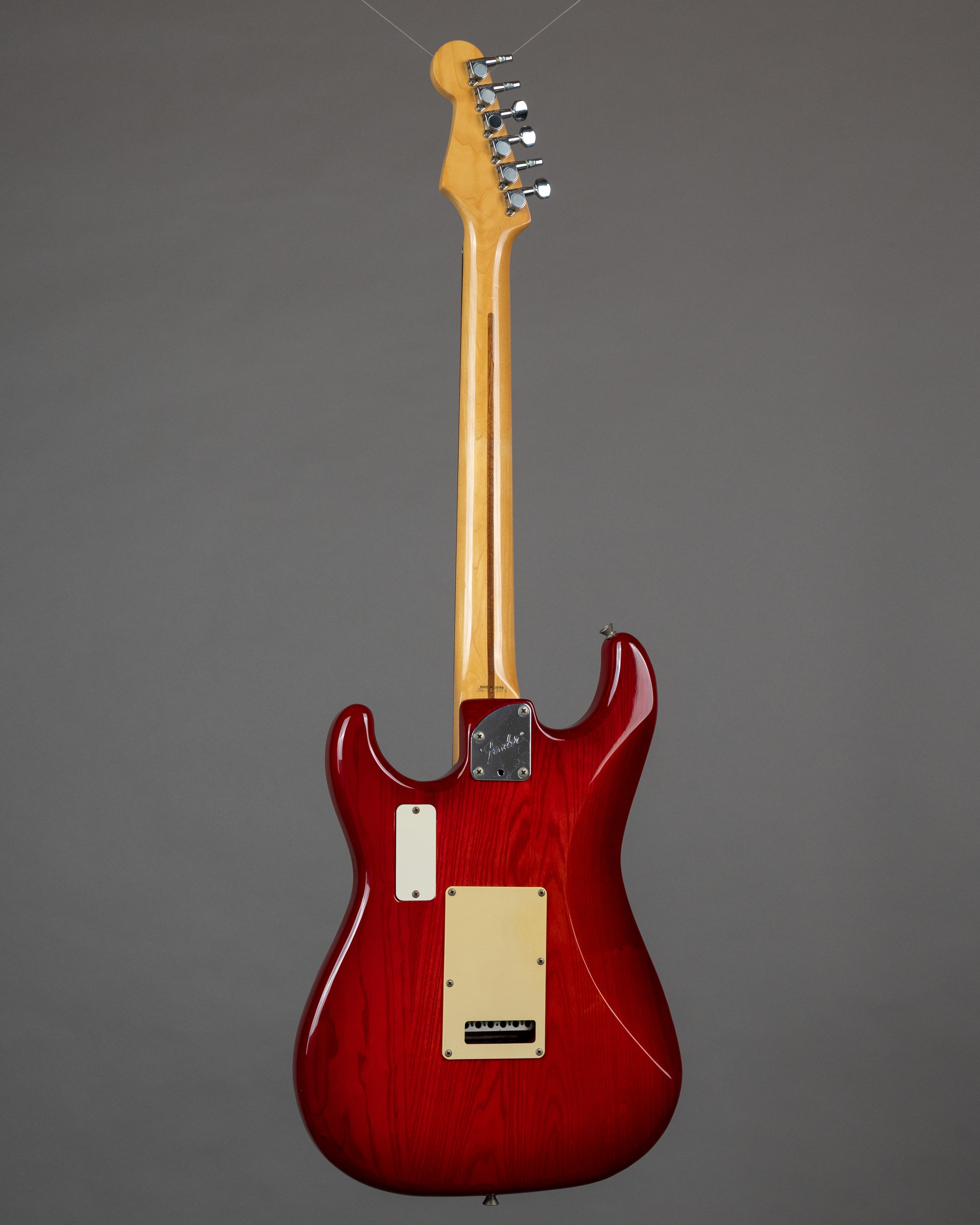 c1990 Fender STR-850LS Stratocaster (Japan, See Through Red, Lace Sensor Pickups)