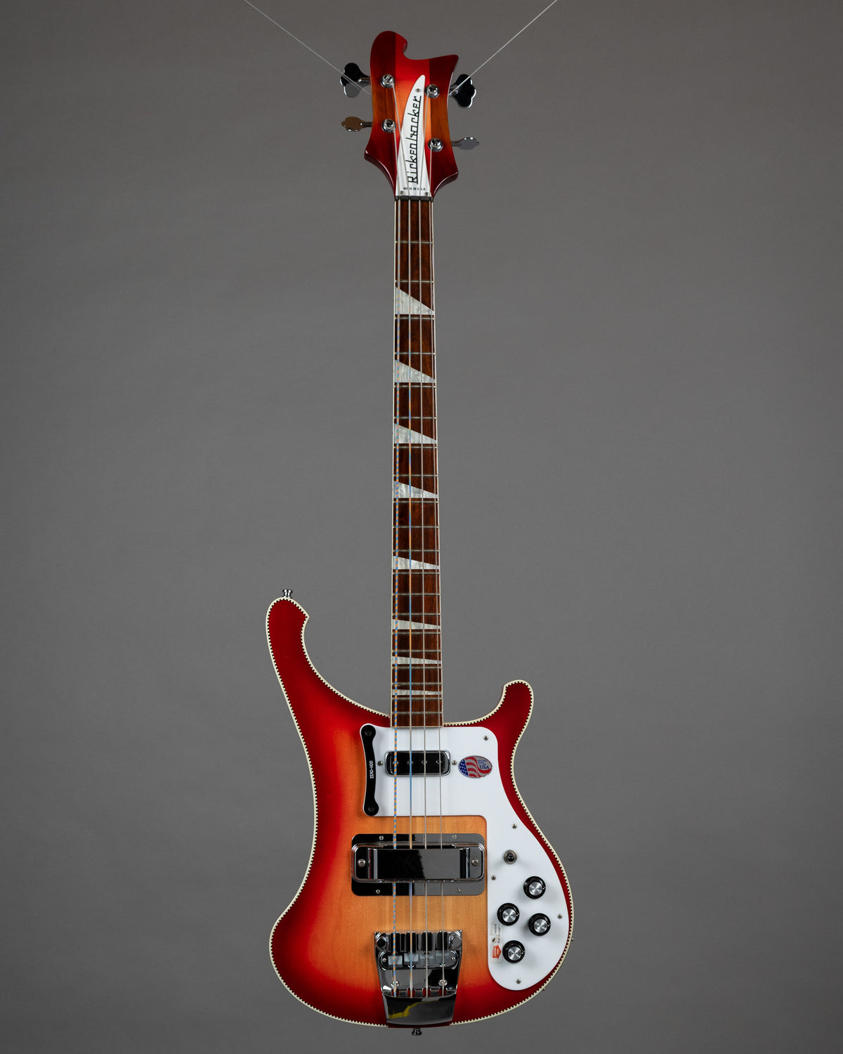 2014 Rickenbacker LTD 4003 FG CB Checkerboard Binding Fireglo Japan Exclusive Run (USA, Fireglo, OHSC)