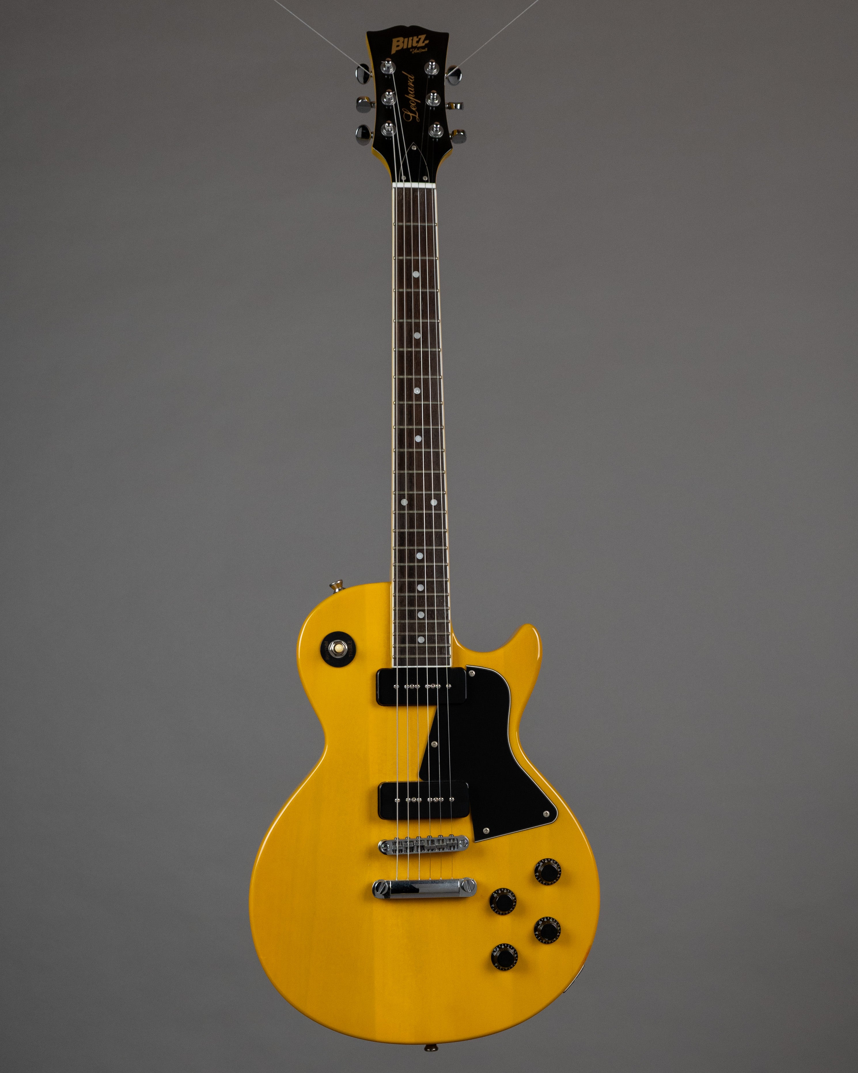 BLITZ Les Paul Special タイプ　Leopard Aria c2000s Blitz by Aria Pro II Leopard LP Special (China, TV Yellow)