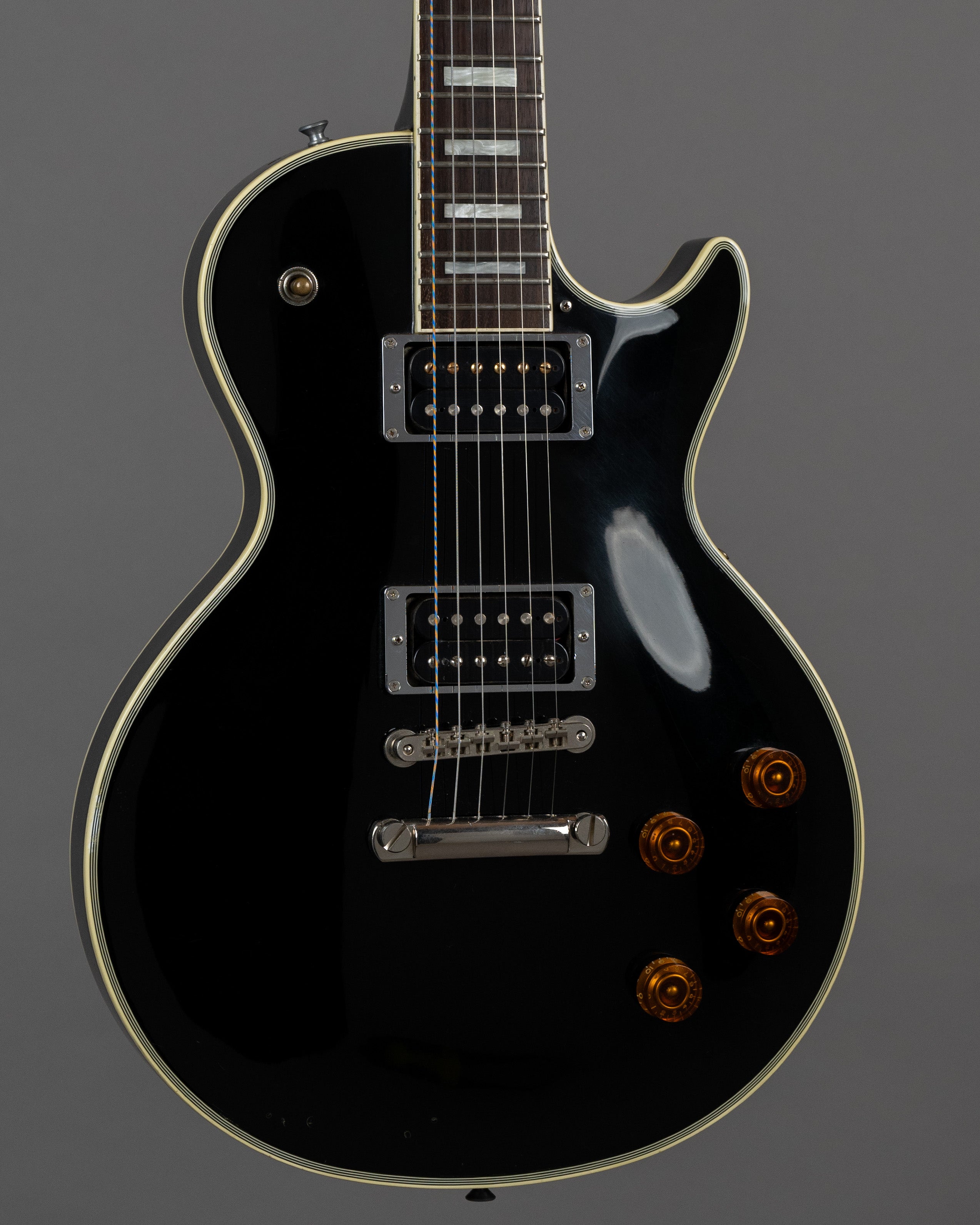 1990 Greco JS-55 John Sykes LP Custom (Japan, Ebony)