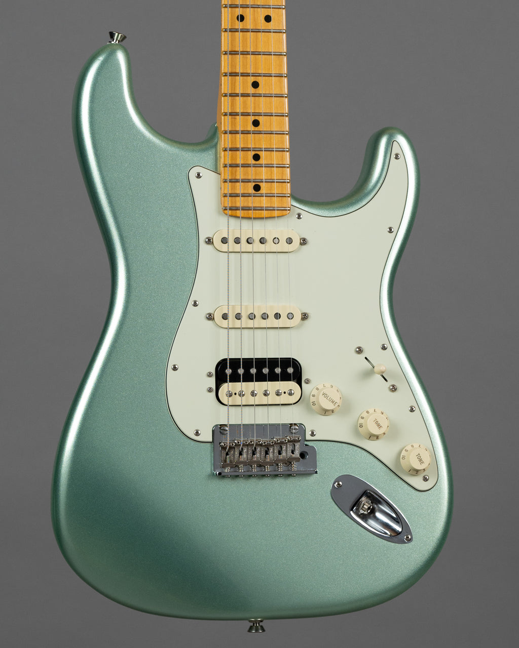 2020 Fender American Professional II HSS Stratocaster (USA, Mystic Surf Green, OHSC)