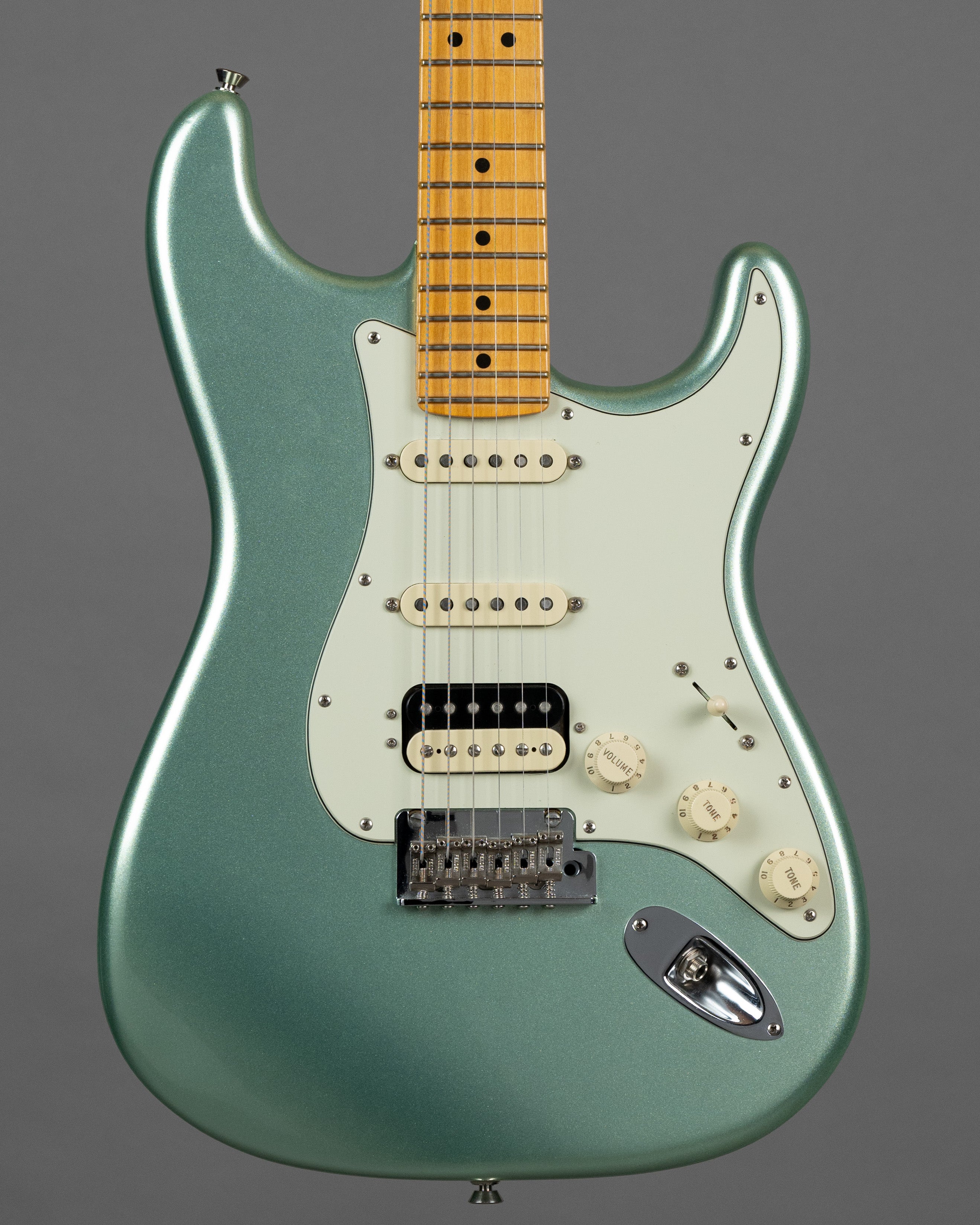 2020 Fender American Professional II HSS Stratocaster (USA, Mystic Surf Green, OHSC)
