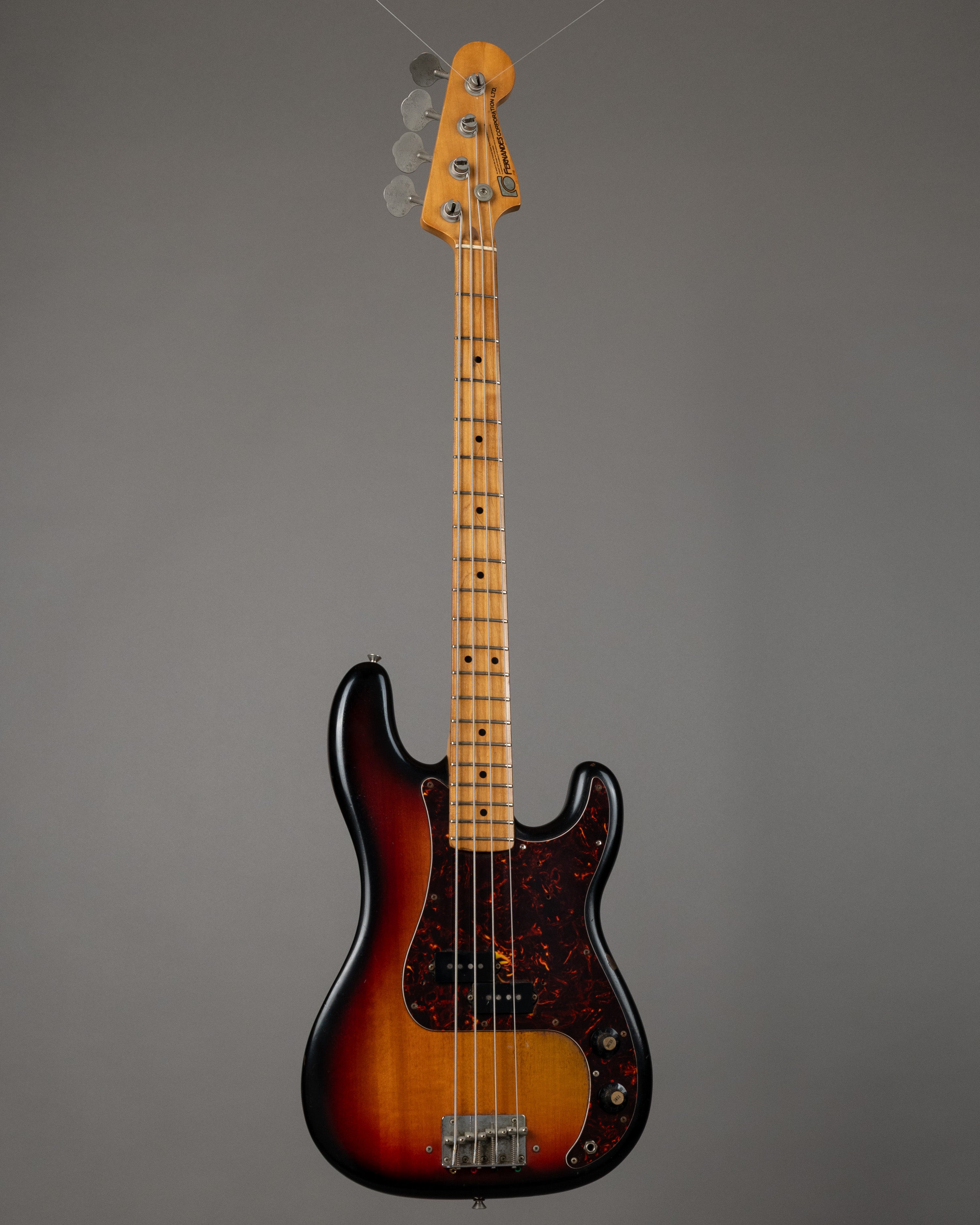 c1980s Fernandes 'Stone Logo' Precision Bass (Japan, Sunburst)