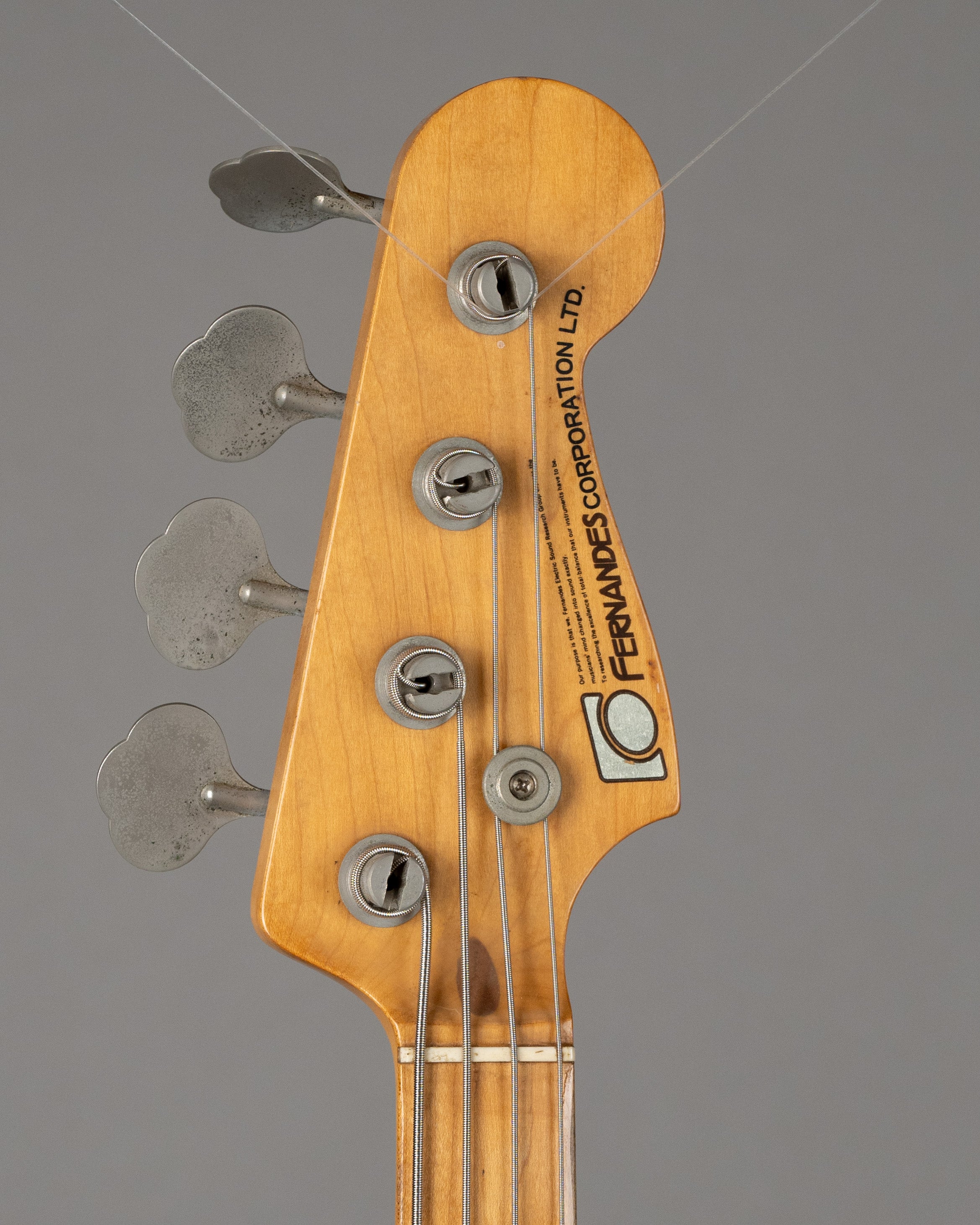 c1980s Fernandes 'Stone Logo' Precision Bass (Japan, Sunburst)