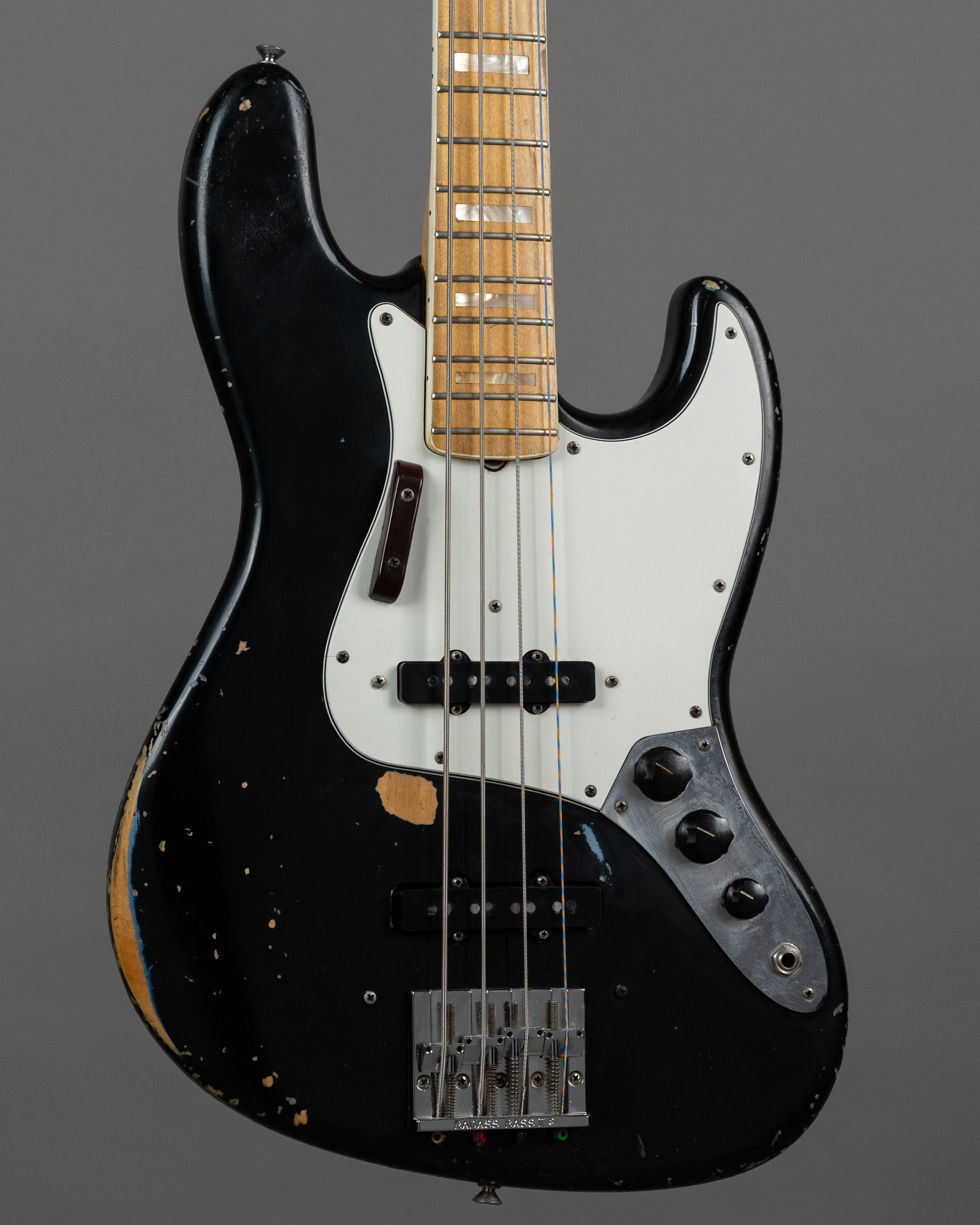 1974 Fender Jazz Bass (Ex-Spiderbait, USA, Black, Hiscox HC)