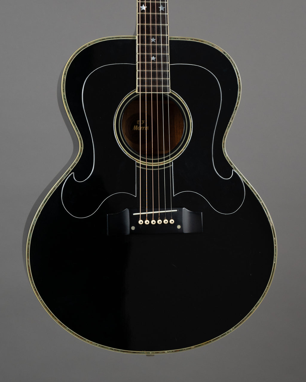 1980 Morris WJ-50B 'Everly Bros.' Acoustic (Japan, Black, HSC)