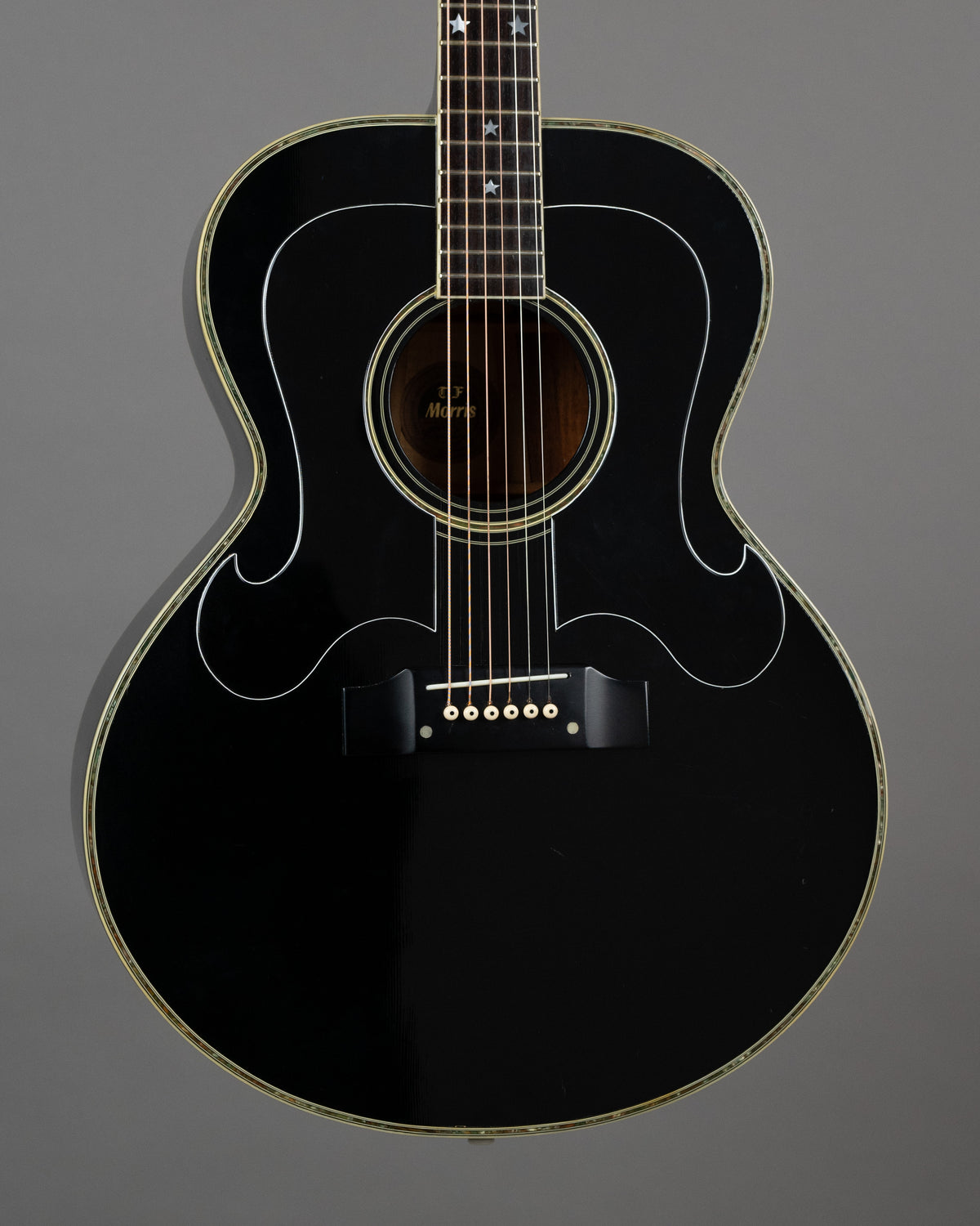 1980 Morris WJ-50B 'Everly Bros.' Acoustic (Japan, Black, HSC)