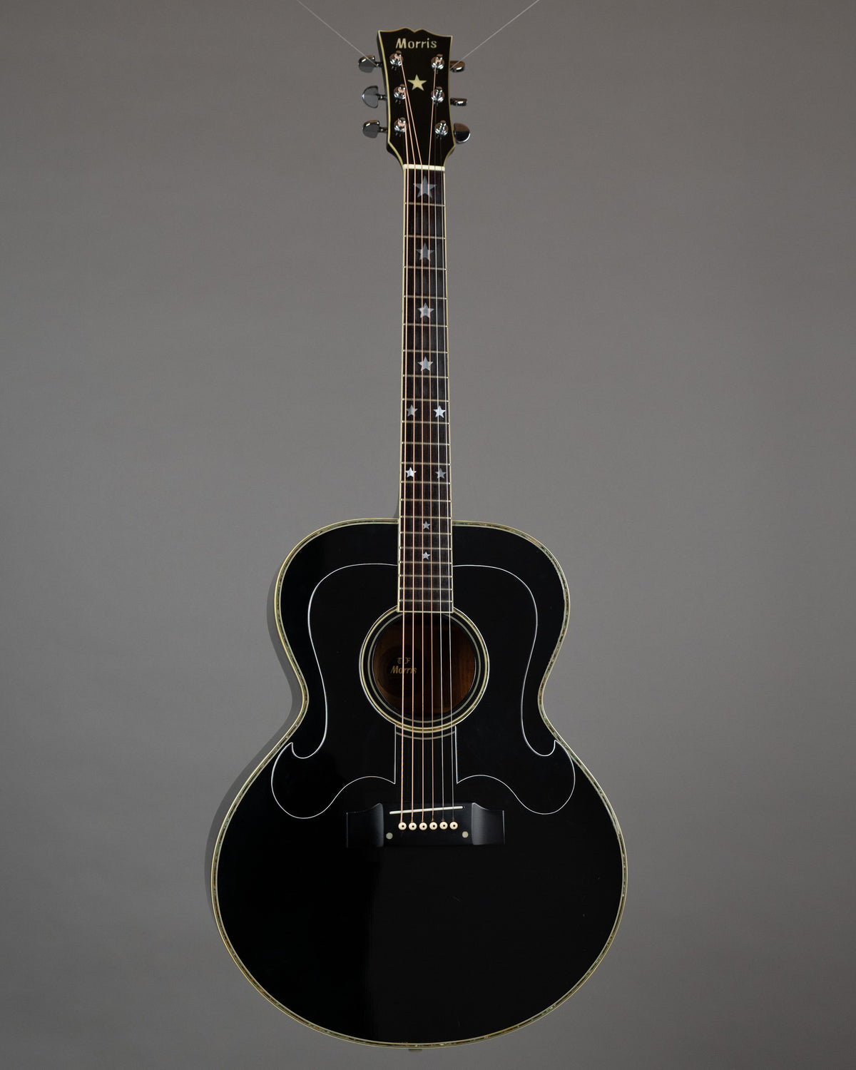 1980 Morris WJ-50B 'Everly Bros.' Acoustic (Japan, Black, HSC)