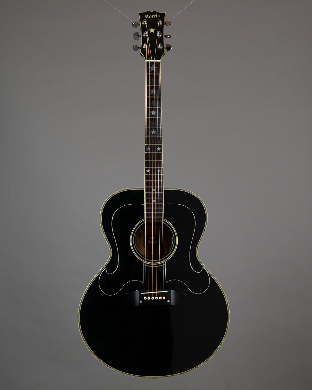 1980 Morris WJ-50B 'Everly Bros.' Acoustic (Japan, Black, HSC)