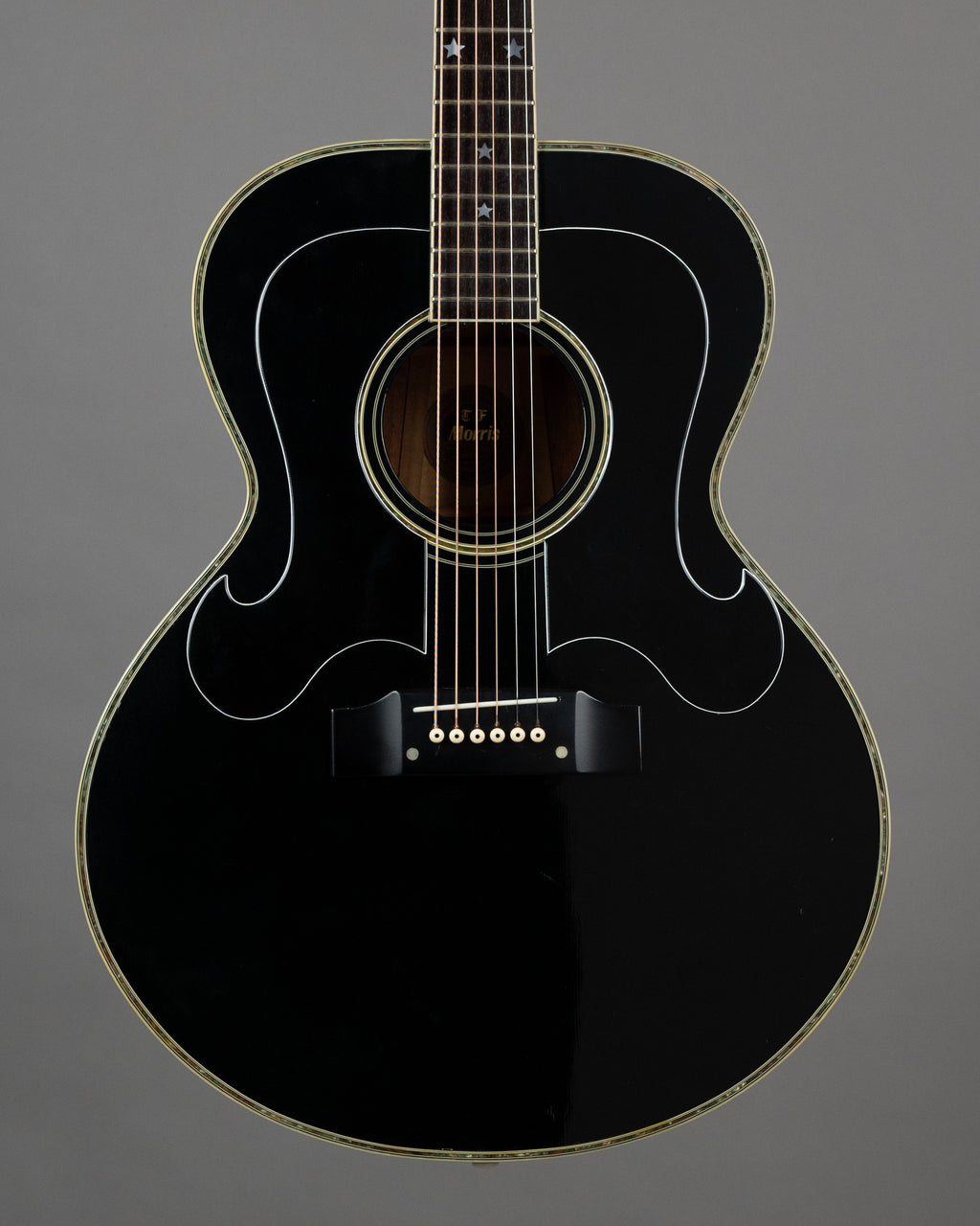 1980 Morris WJ-50B 'Everly Bros.' Acoustic (Japan, Black, HSC)