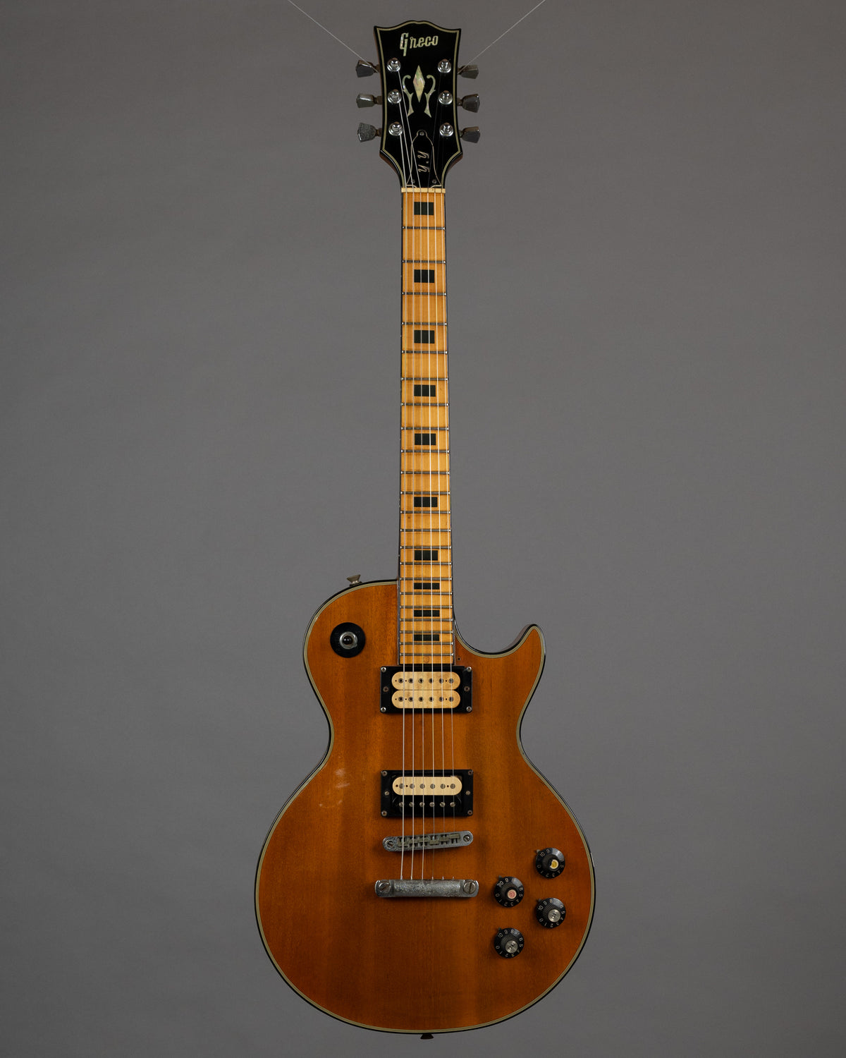 c1975 Greco EG750N 'LP Custom' (Japan, Natural, Maple Neck)