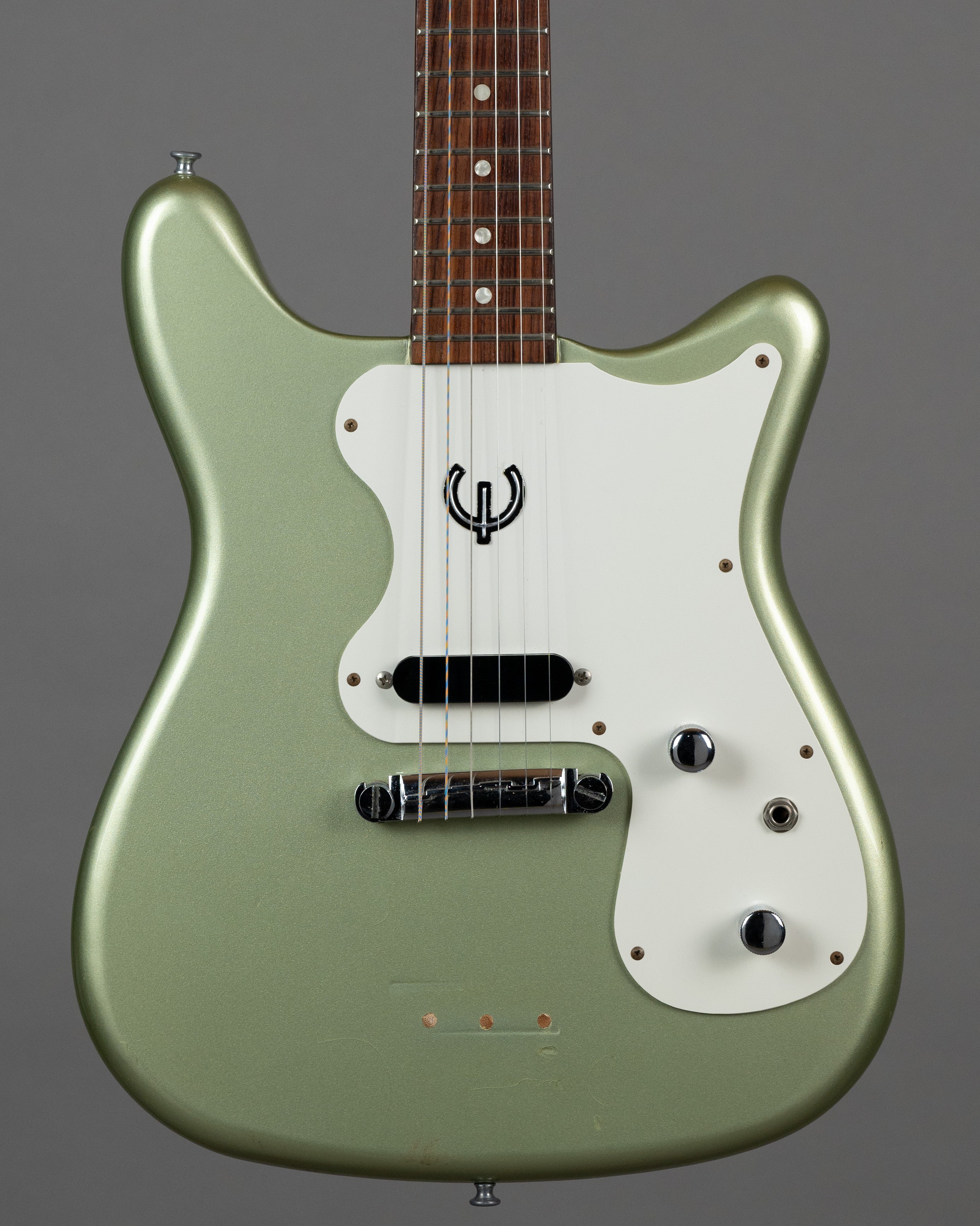 1999 Epiphone Olympic (Japan, Peppermint Green Metaillic, GB)