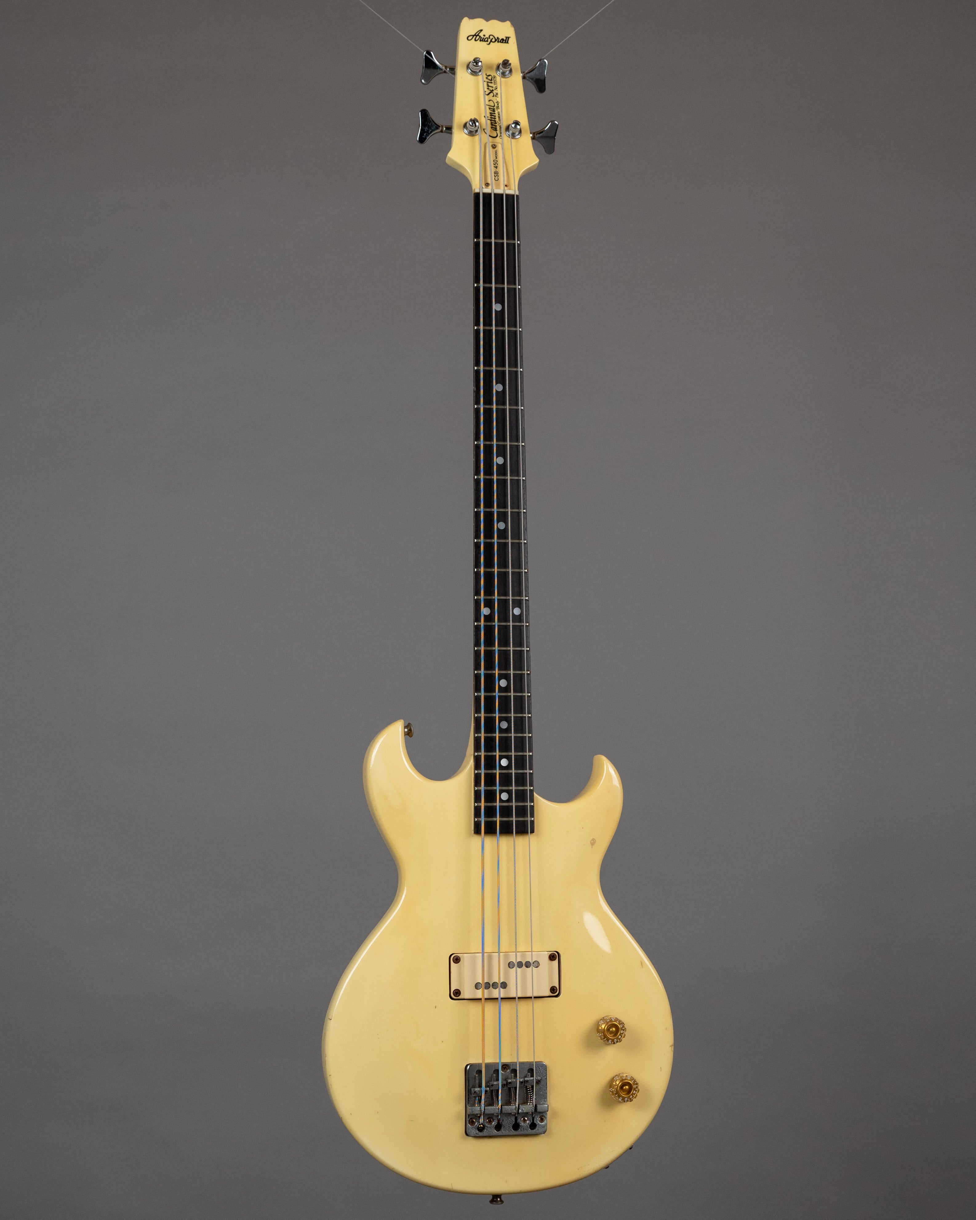 1982 Aria Pro II CSB-450 Cardinal Bass (Japan, White)