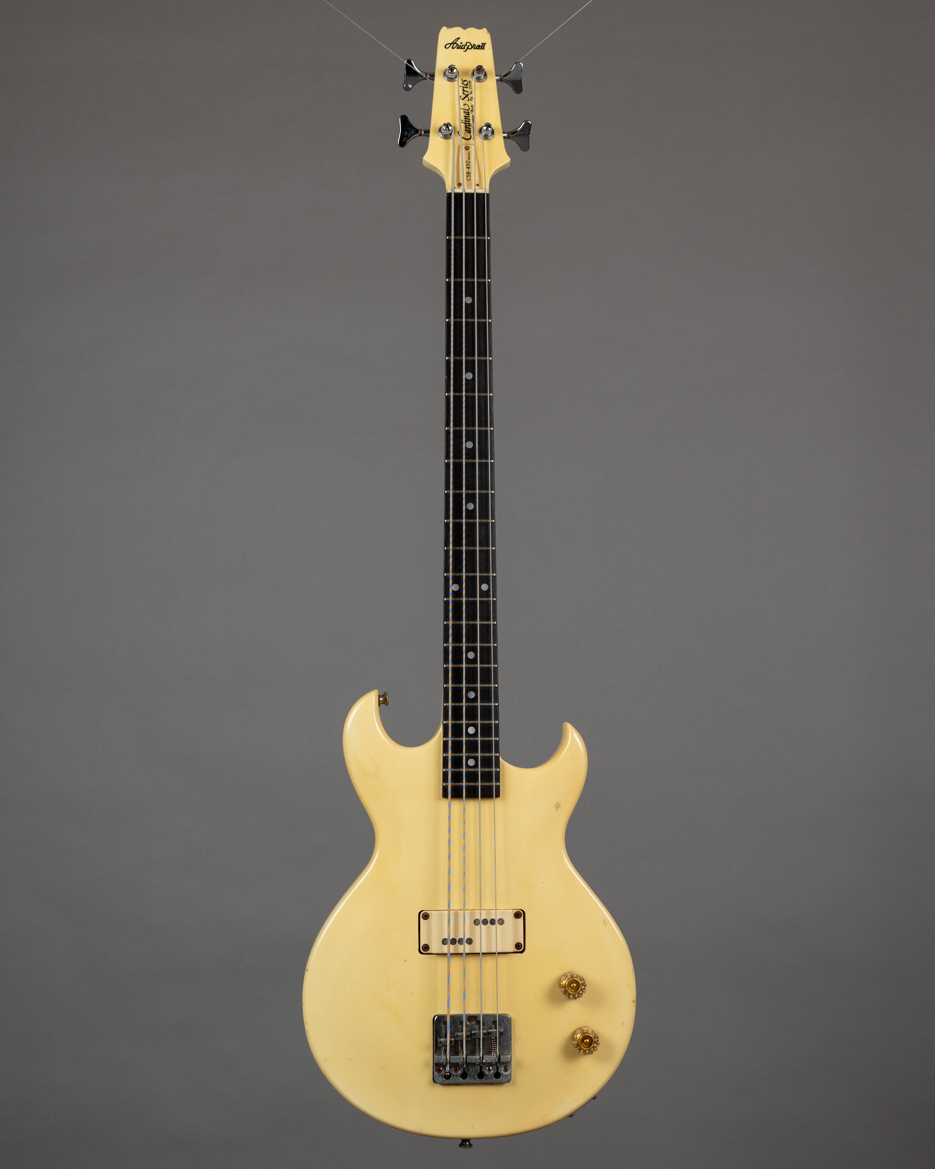 Aria ProⅡ CSB-450 アリアプロ　JAPAN ビンテージ　ベース 1982 Aria Pro II CSB-450 Cardinal Bass (Japan, White)