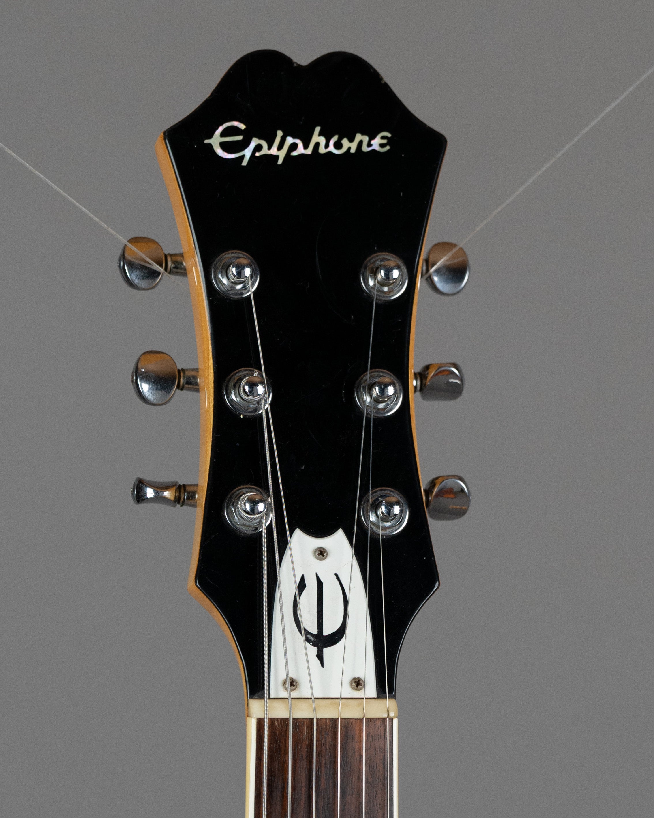 1986 Epiphone Riviera (Japan, Natural, OHSC)