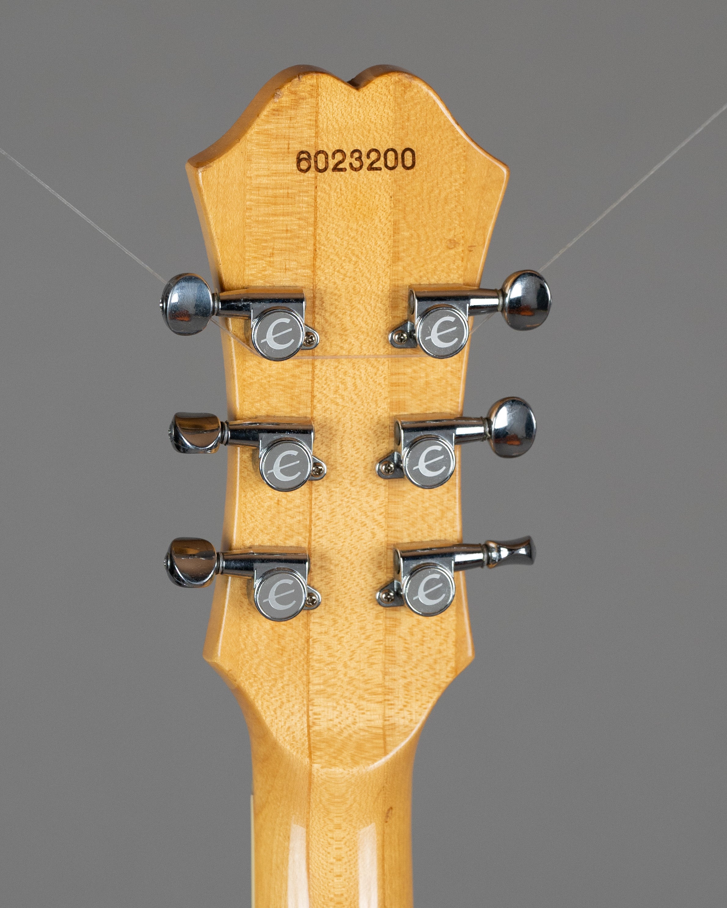 1986 Epiphone Riviera (Japan, Natural, OHSC)
