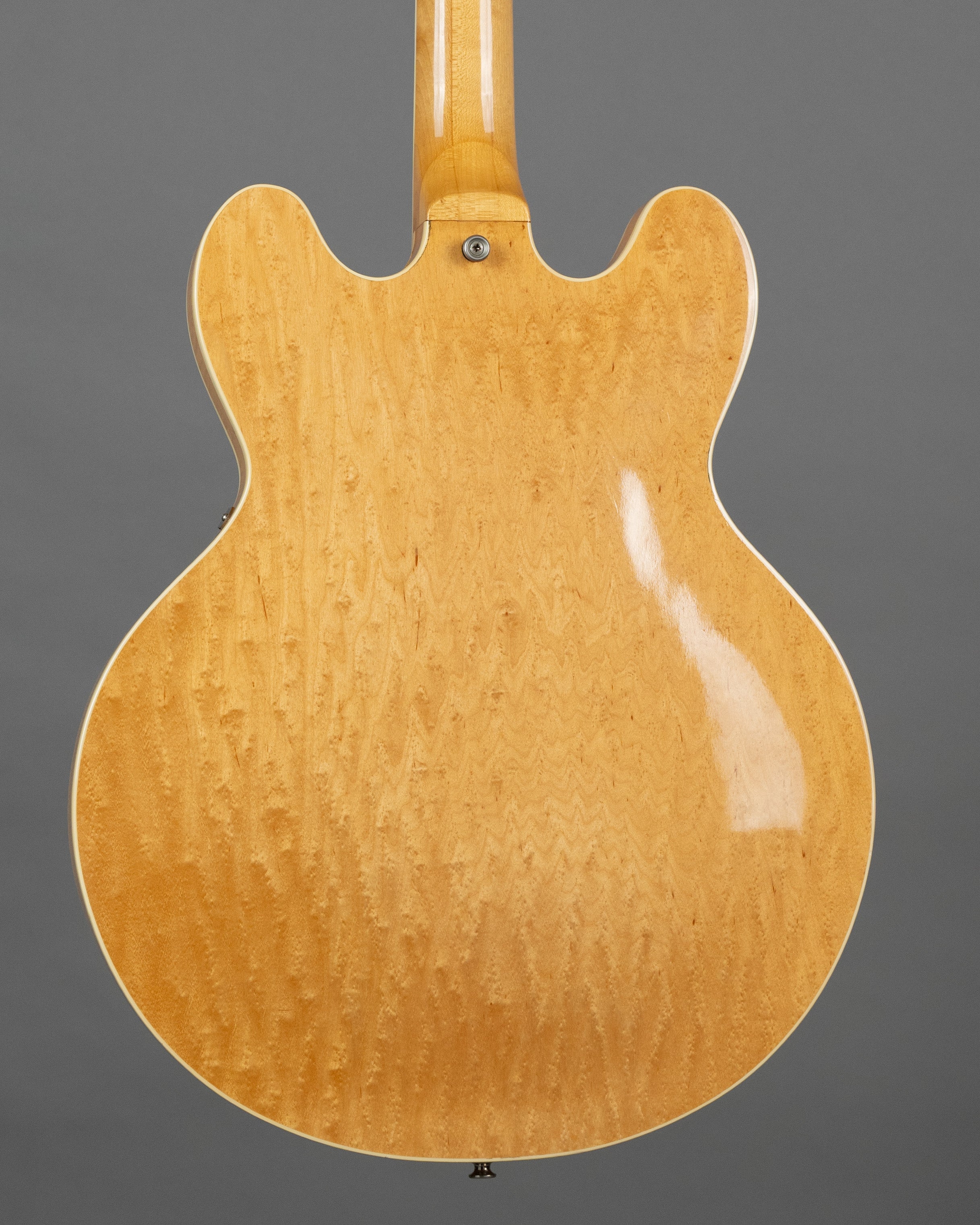 1986 Epiphone Riviera (Japan, Natural, OHSC)