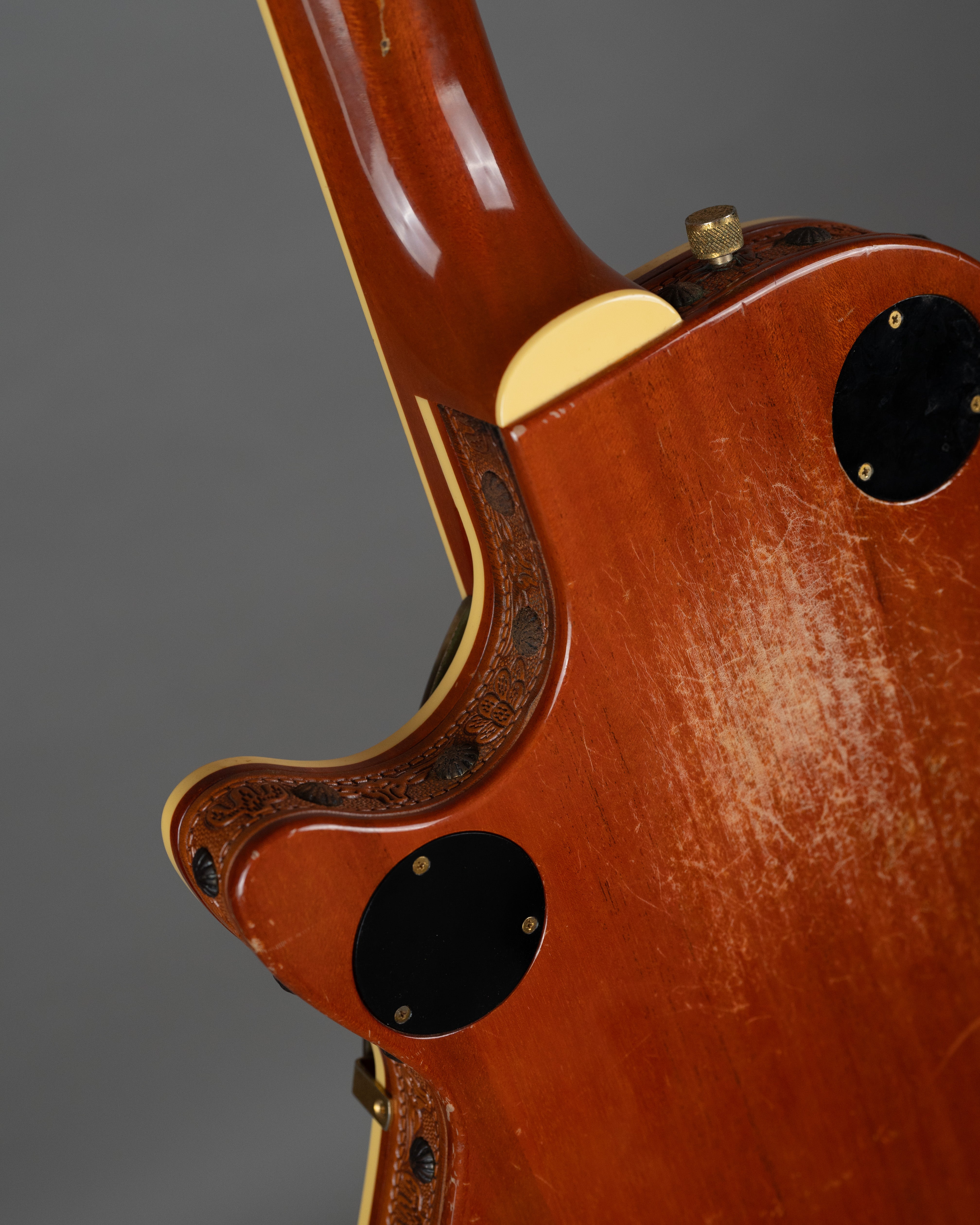 2010 Gretsch G6130W Round-Up Cowboy 'Jet' (Japan, Orange Stain, HSC)