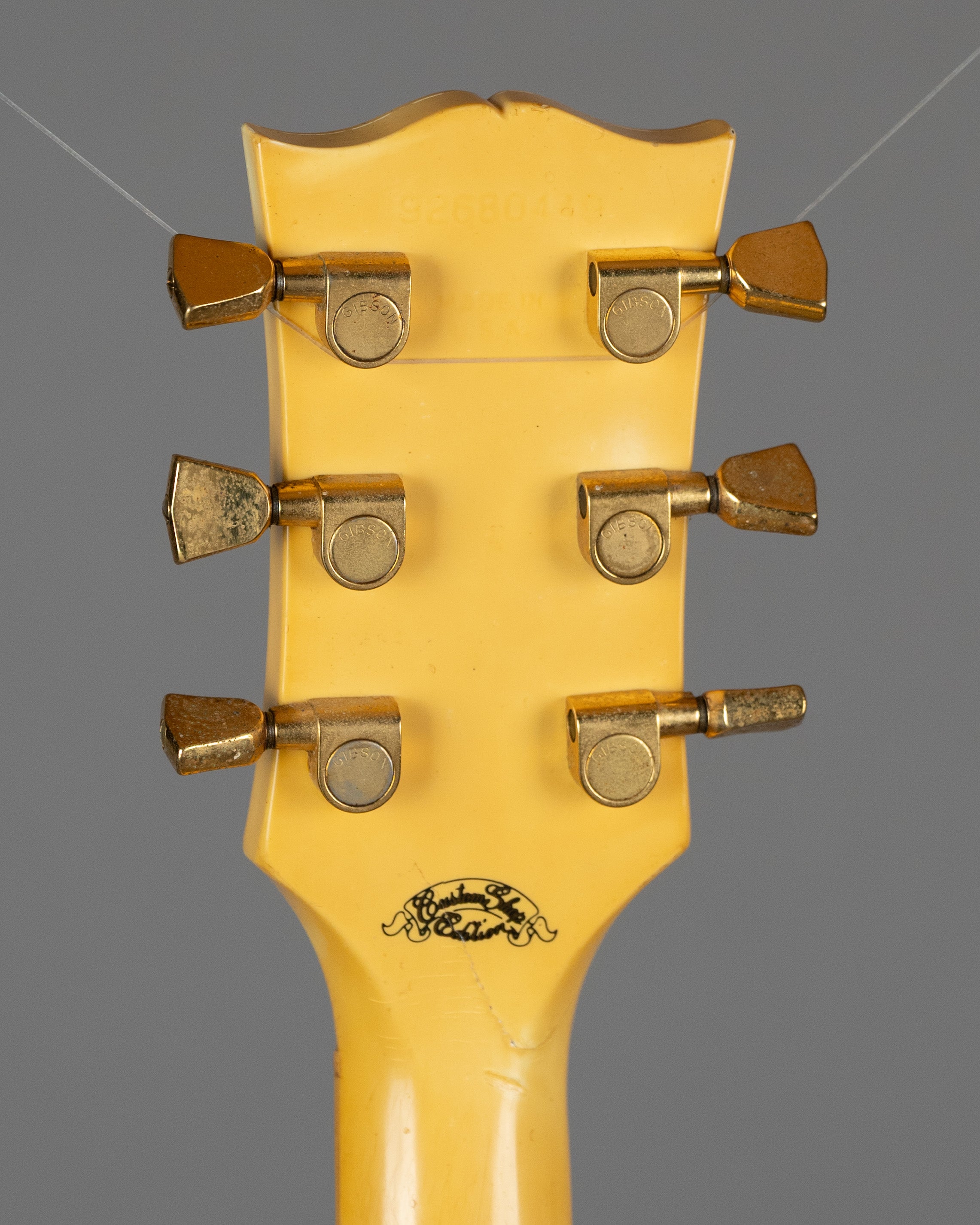 1990 Gibson Les Paul Custom 'Custom Shop Edition' (USA,  Antique Ivory, Gibson Chainsaw Case)