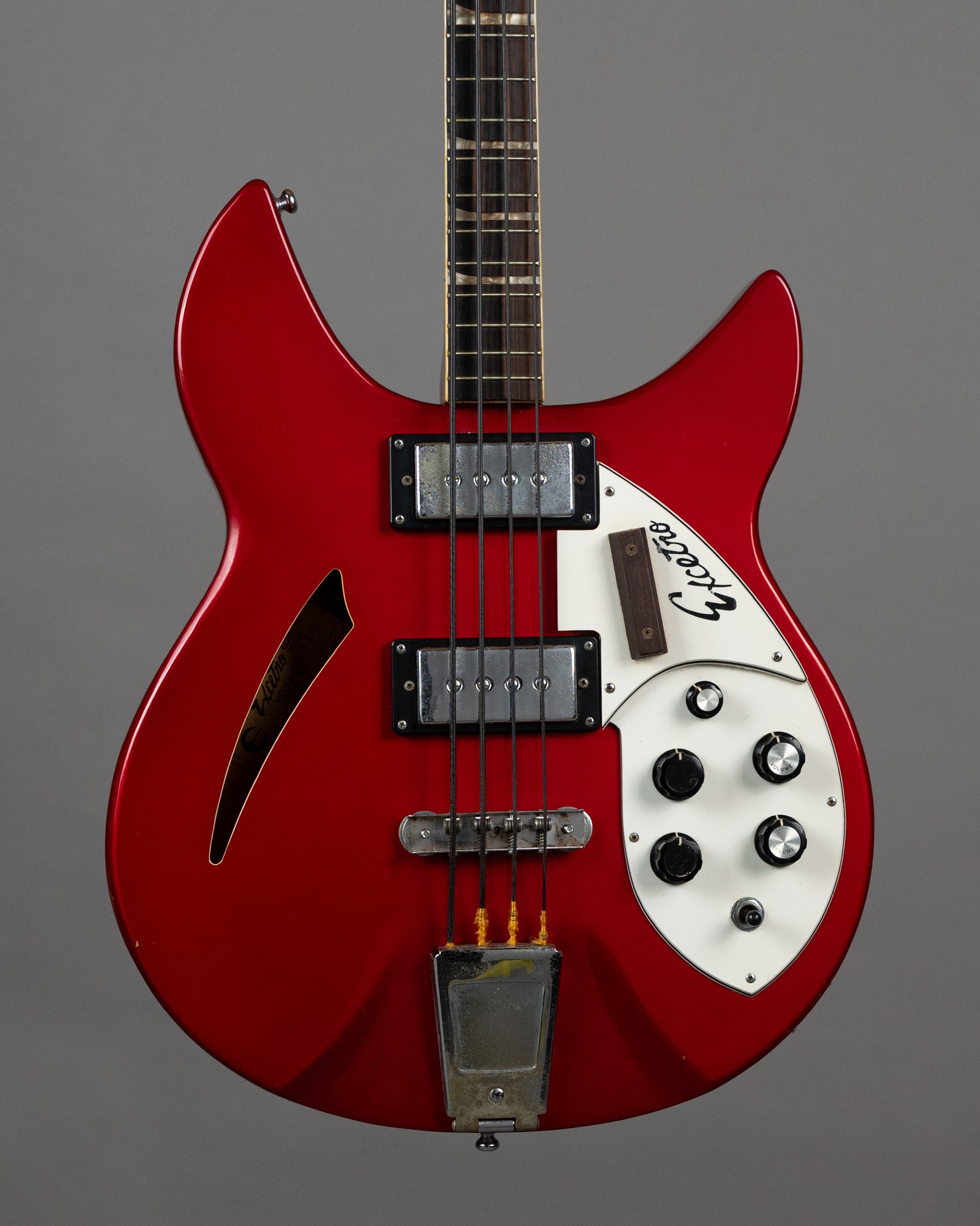 c1968 Excetro Harley Bass (Japan, Cherryglo, OHSC)