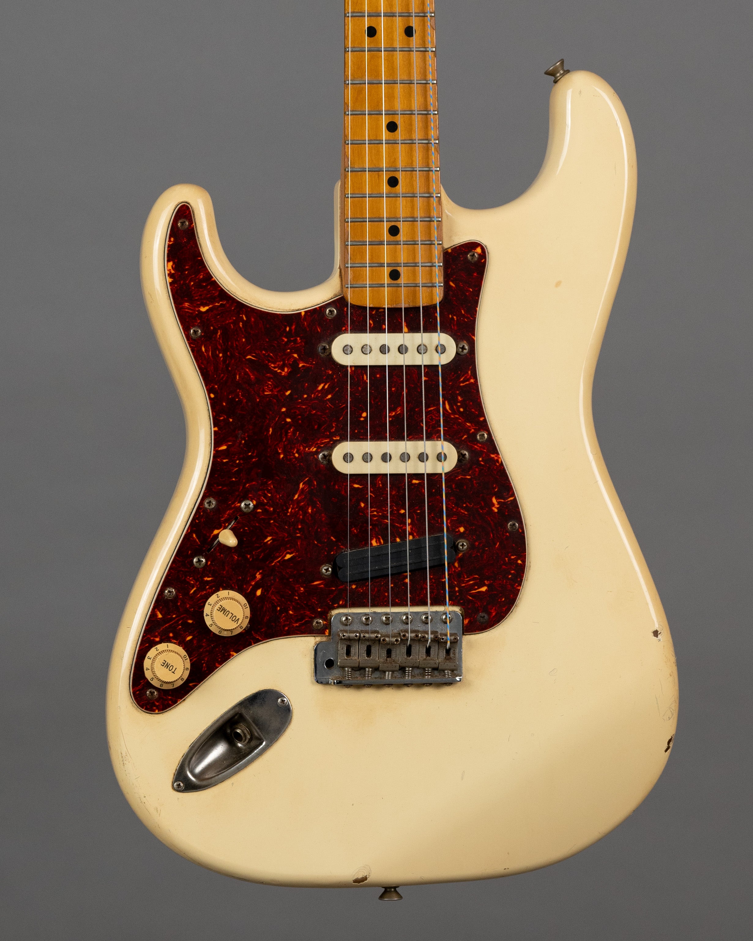 1987 Fender ST-68 Stratocaster Left Hand (Japan, Olympic White)