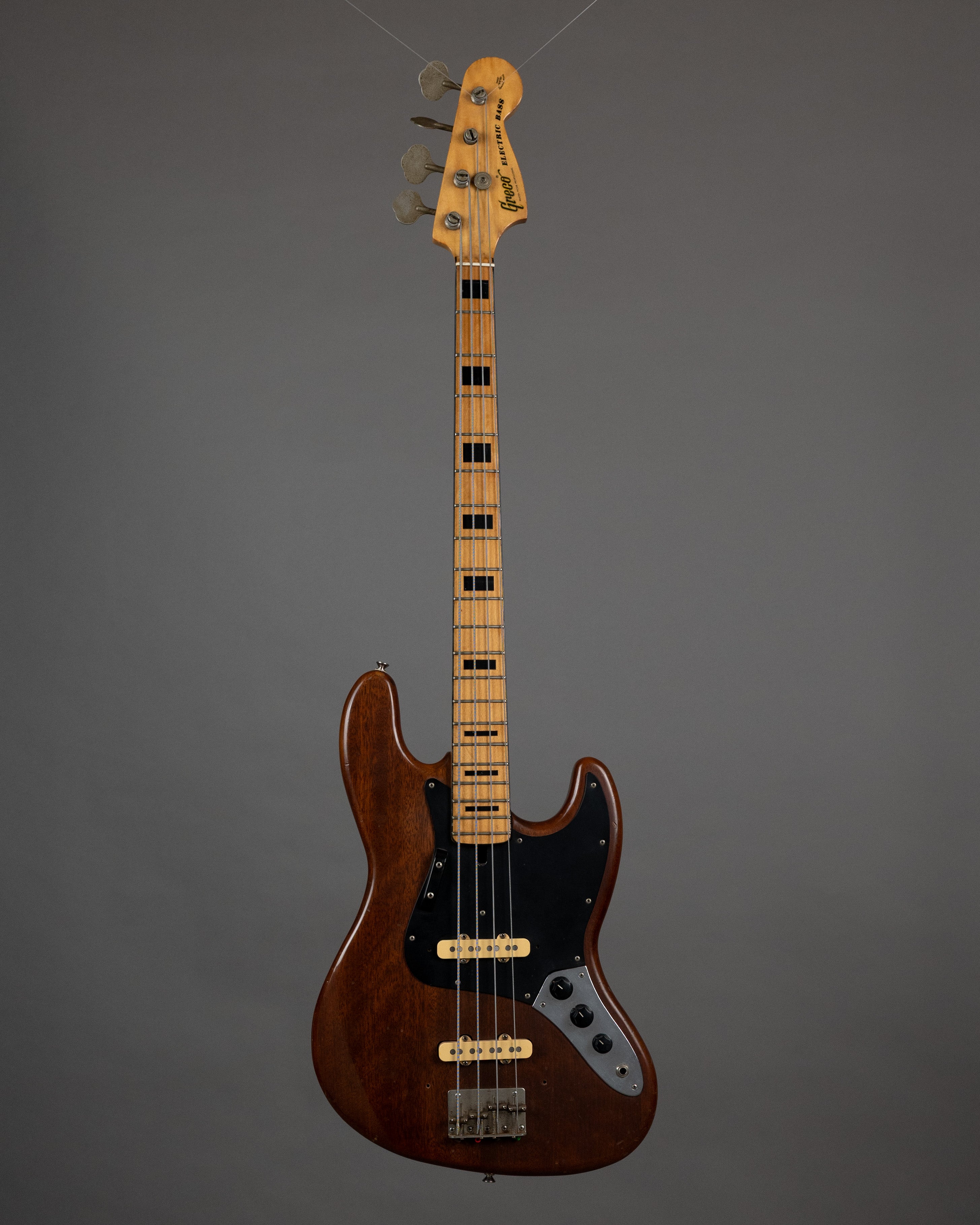 c1970/1980s Greco / Cimar Frankenstein Jazz Bass (Japan, Mocha, HSC)