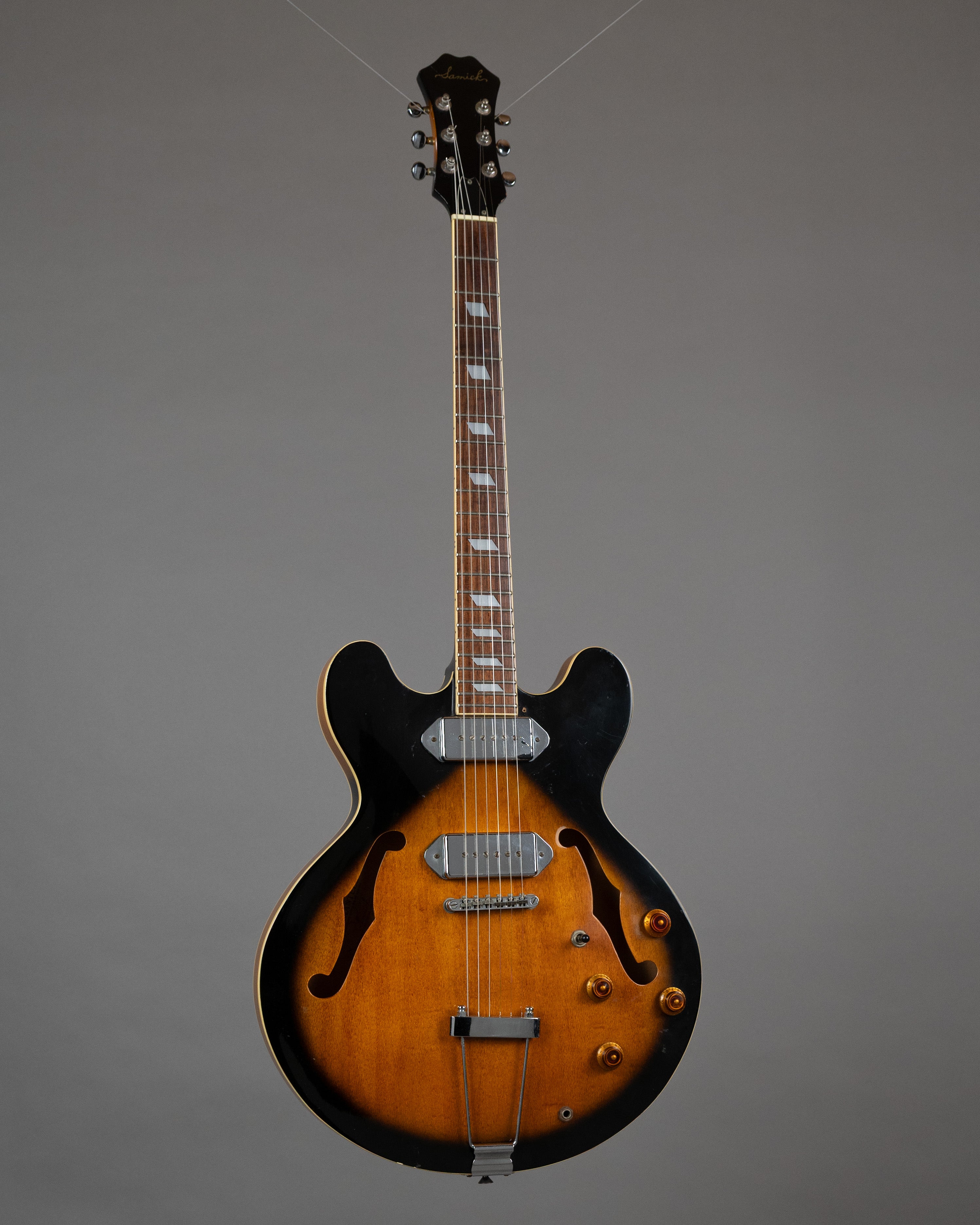 c1990s Samick ES-330 / Casino (Korea, Sunburst)