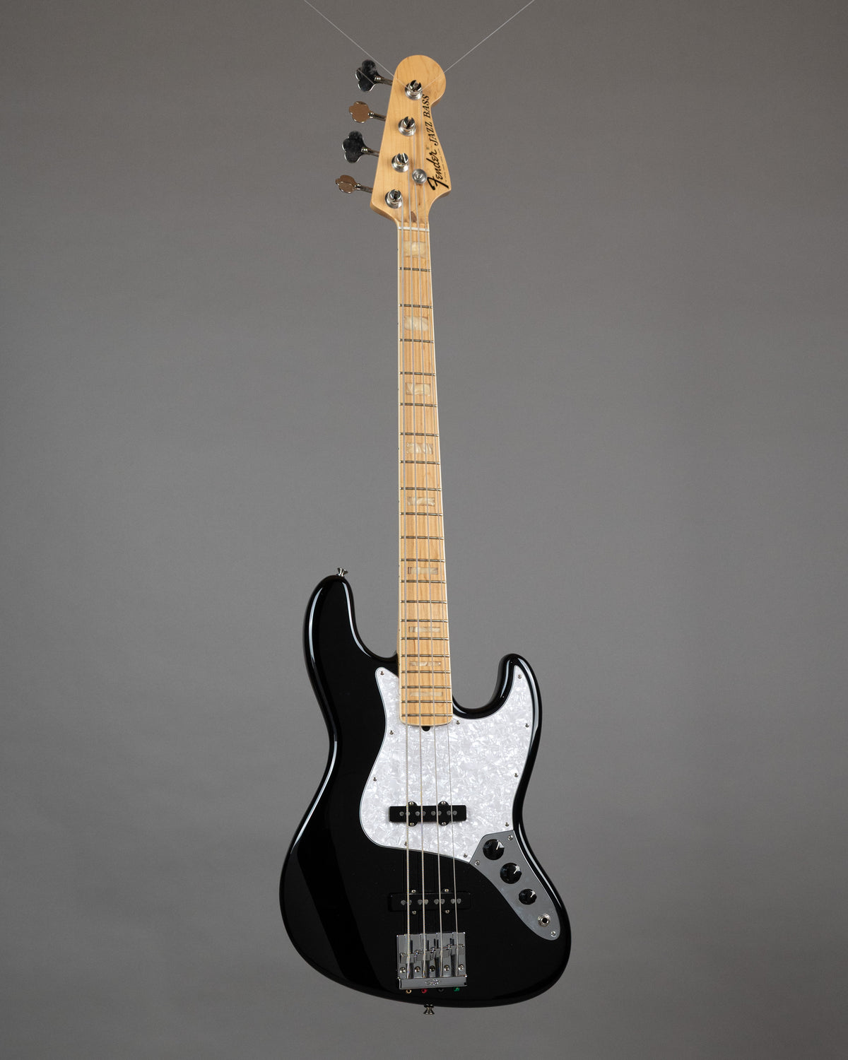 2023 Fender USA Geddy Lee Sig Jazz Bass (USA, Black, OHSC)