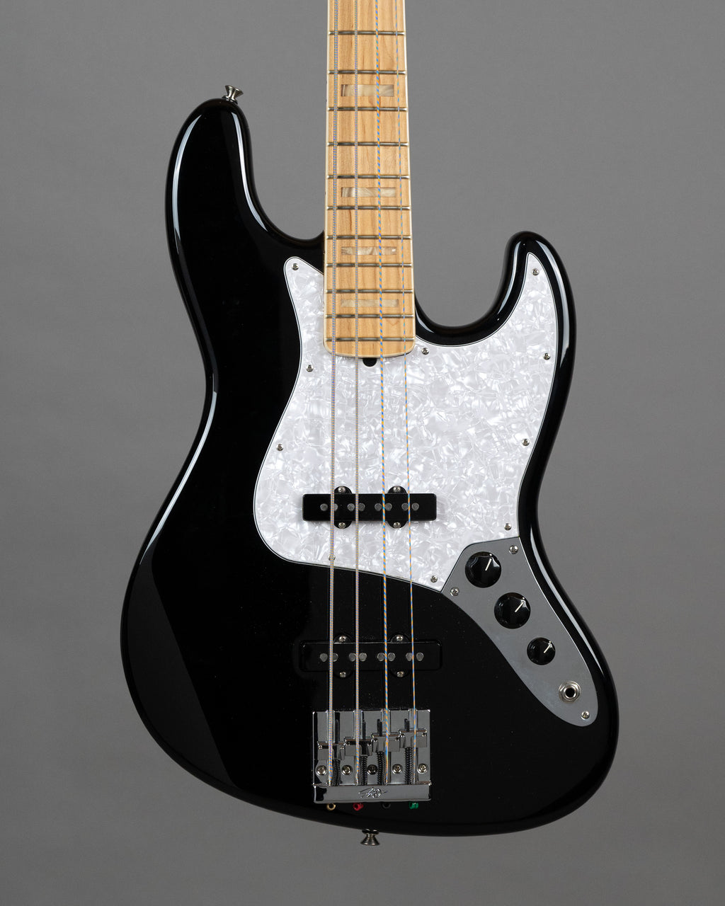 2023 Fender USA Geddy Lee Sig Jazz Bass (USA, Black, OHSC)