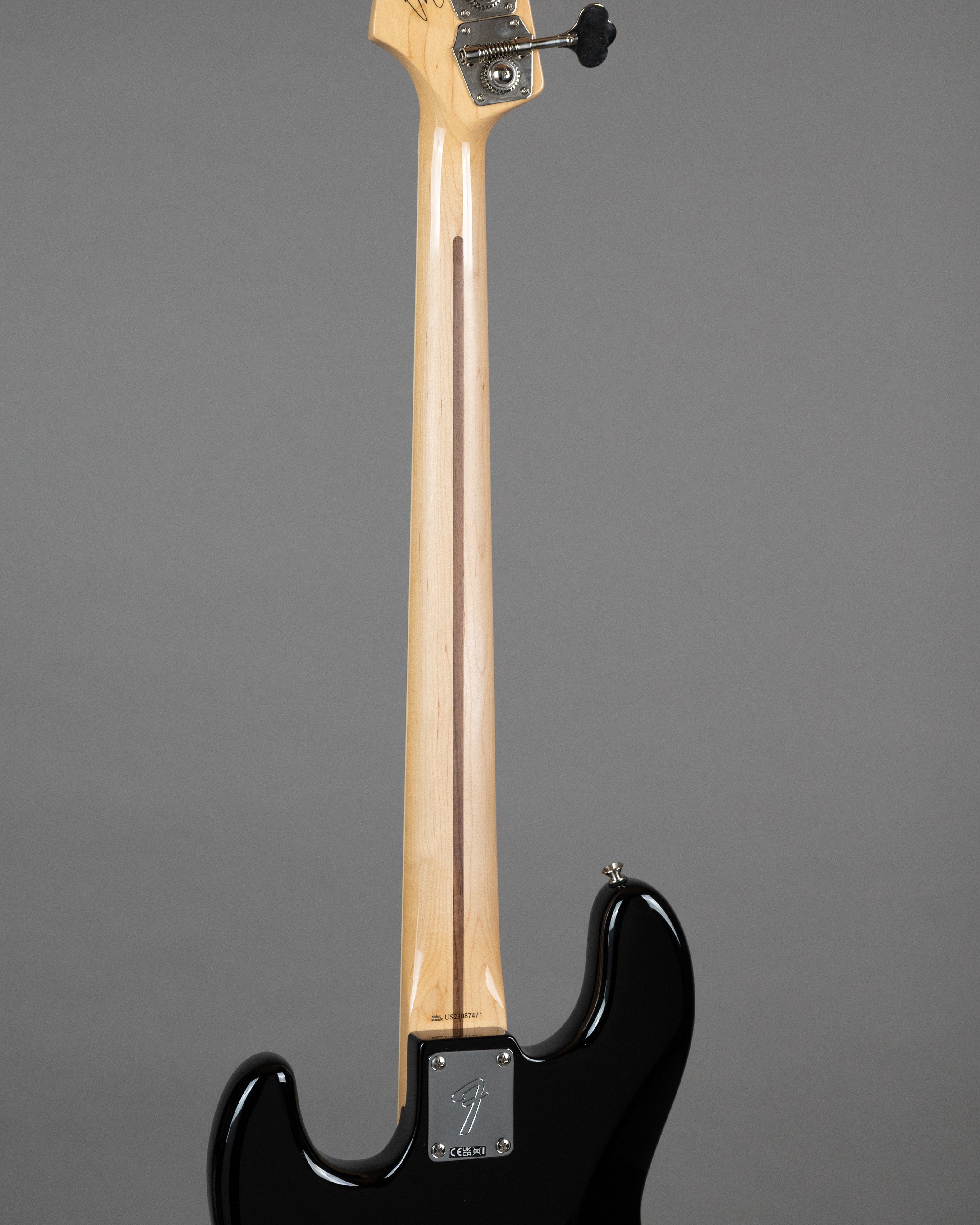 2023 Fender USA Geddy Lee Sig Jazz Bass (USA, Black, OHSC)