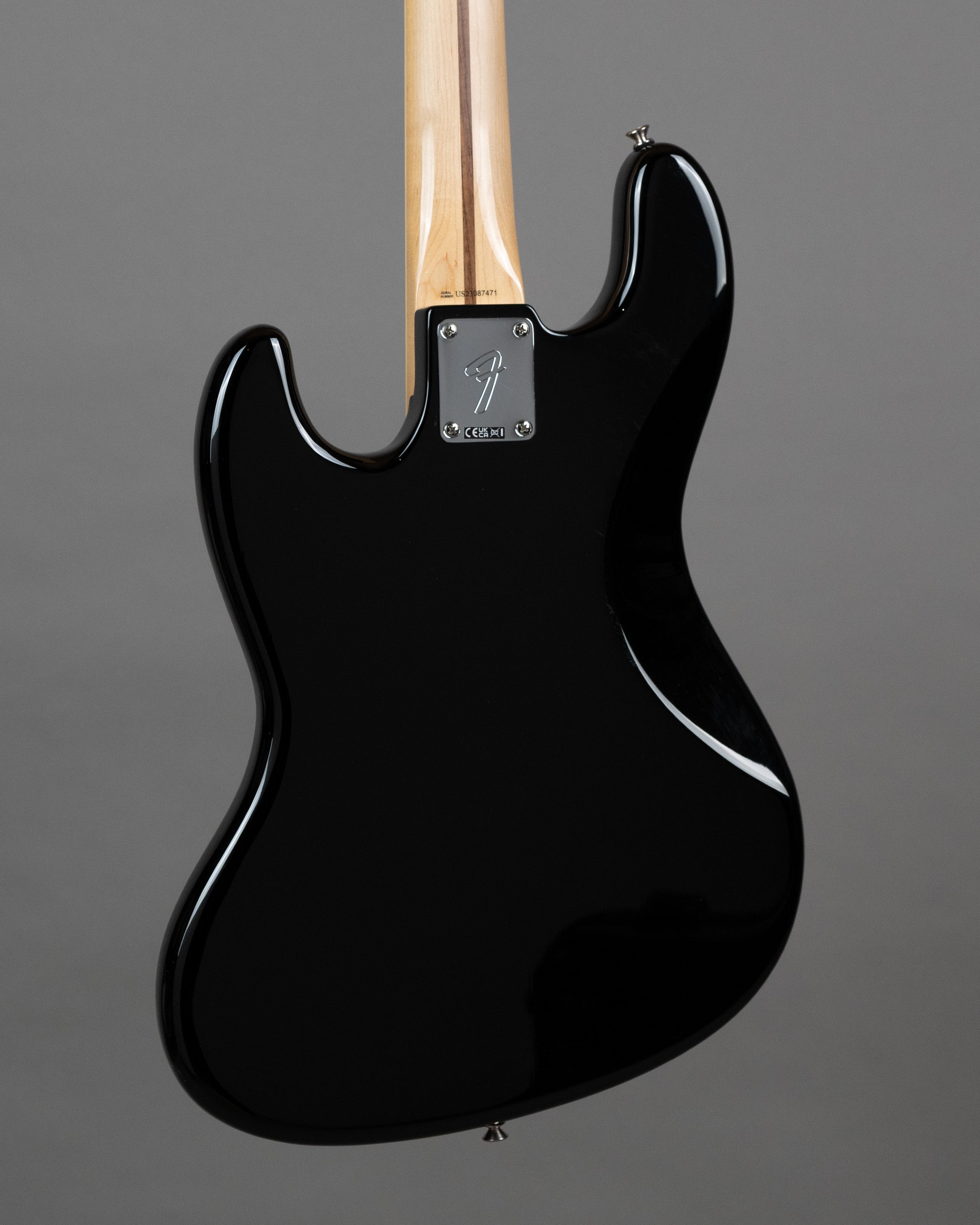 2023 Fender USA Geddy Lee Sig Jazz Bass (USA, Black, OHSC)