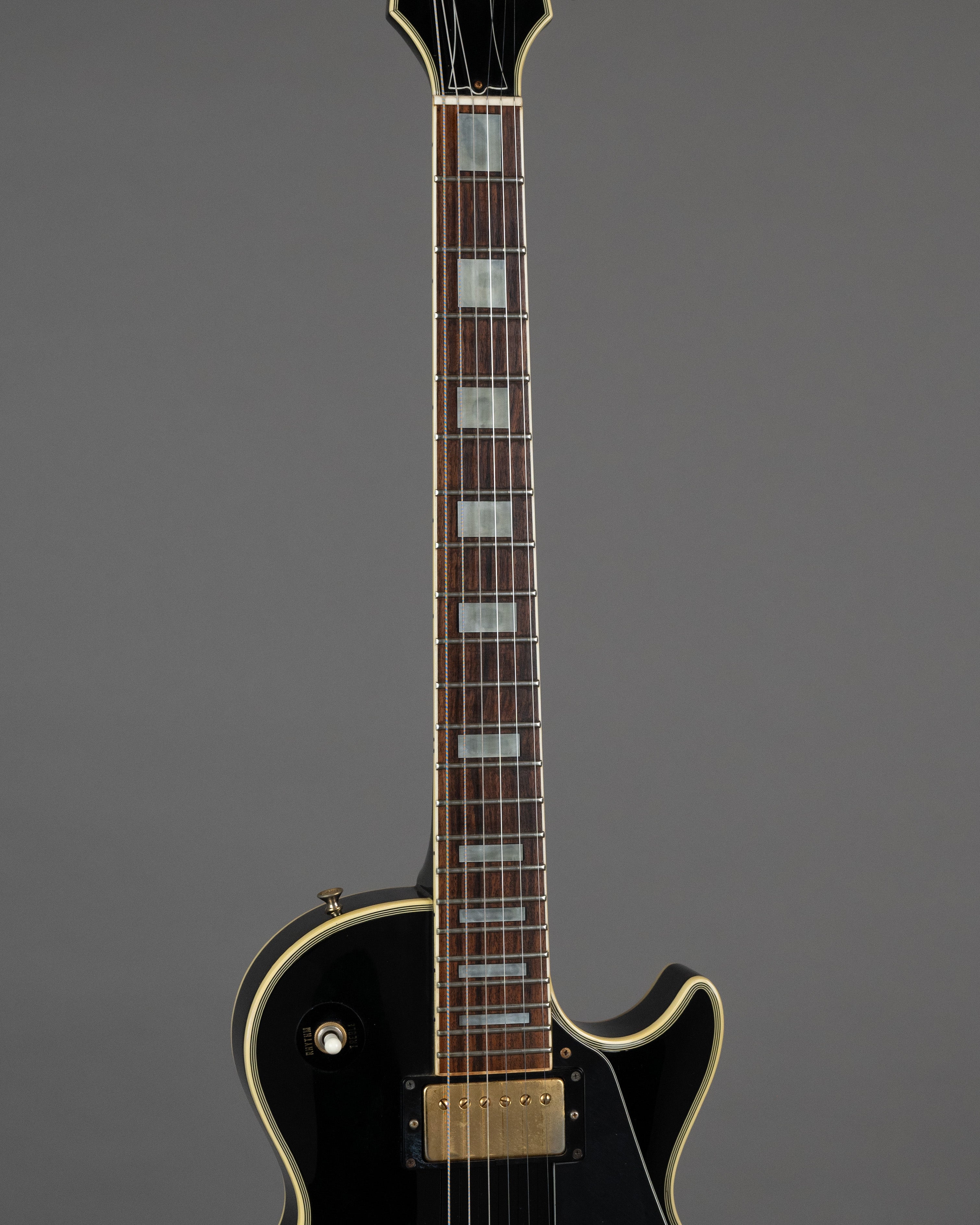 1987 Greco EG-600 Les Paul Custom (Japan, Black, HSC)