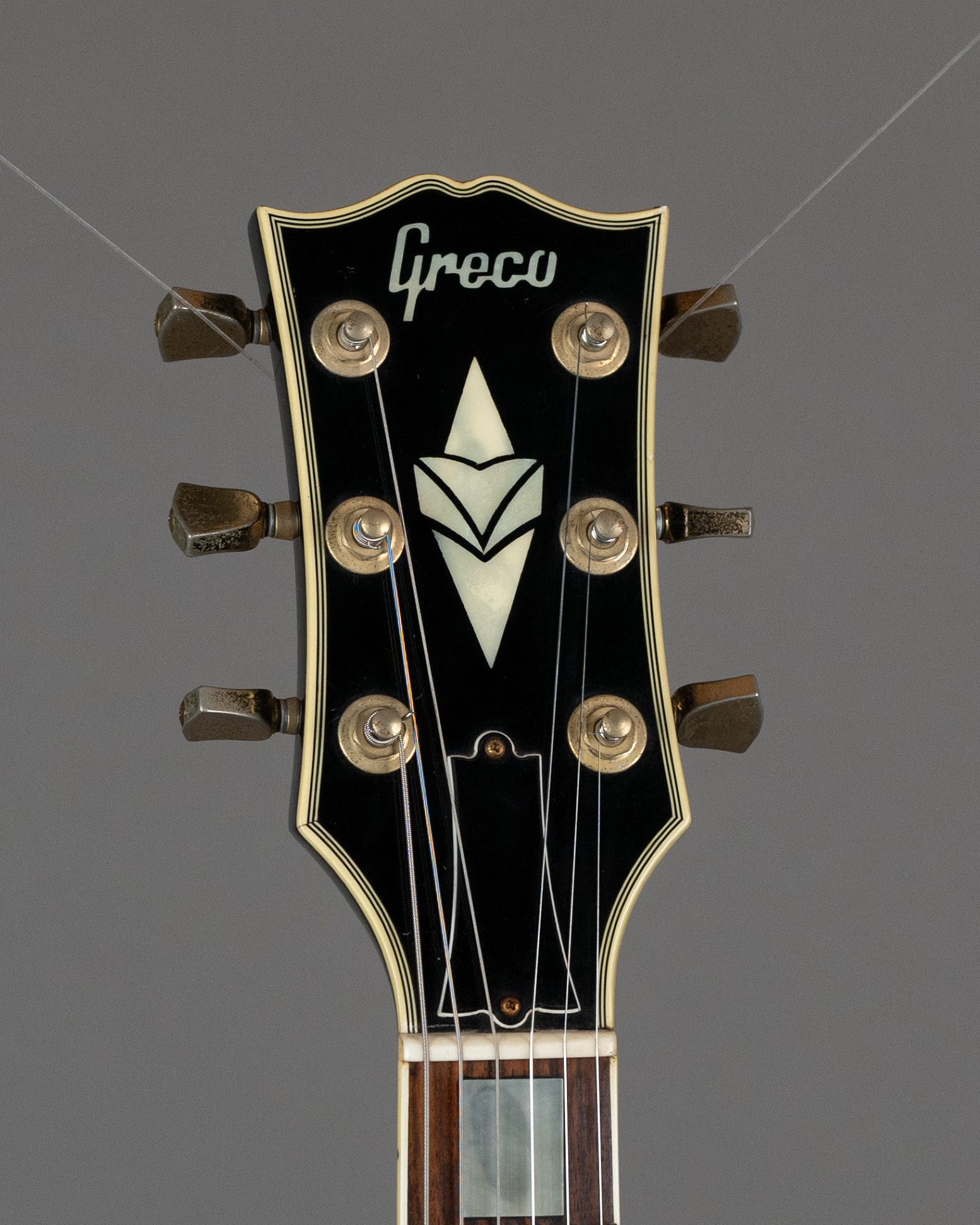 1987 Greco EG-600 Les Paul Custom (Japan, Black, HSC)