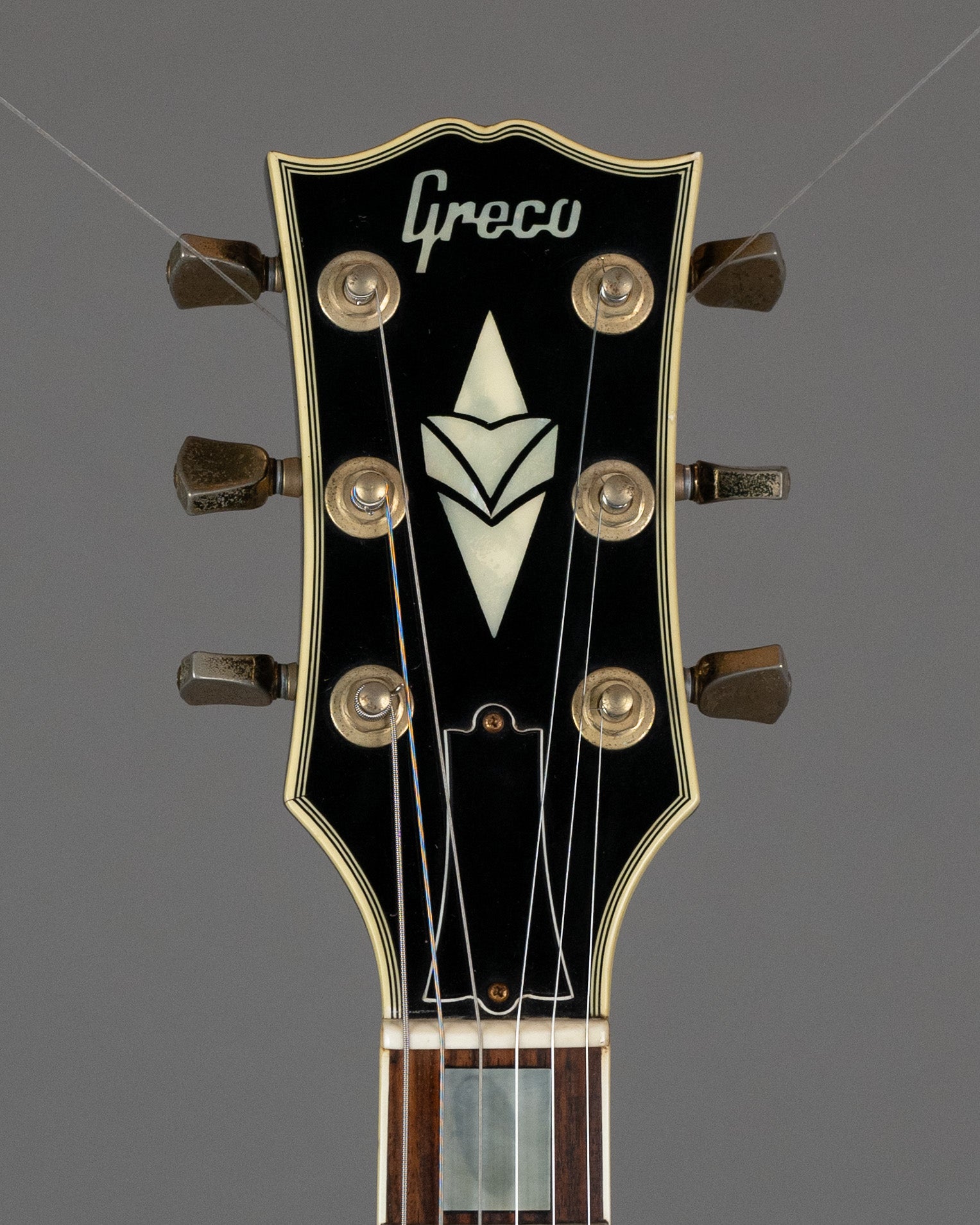 1987 Greco EG-600 Les Paul Custom (Japan, Black, HSC)