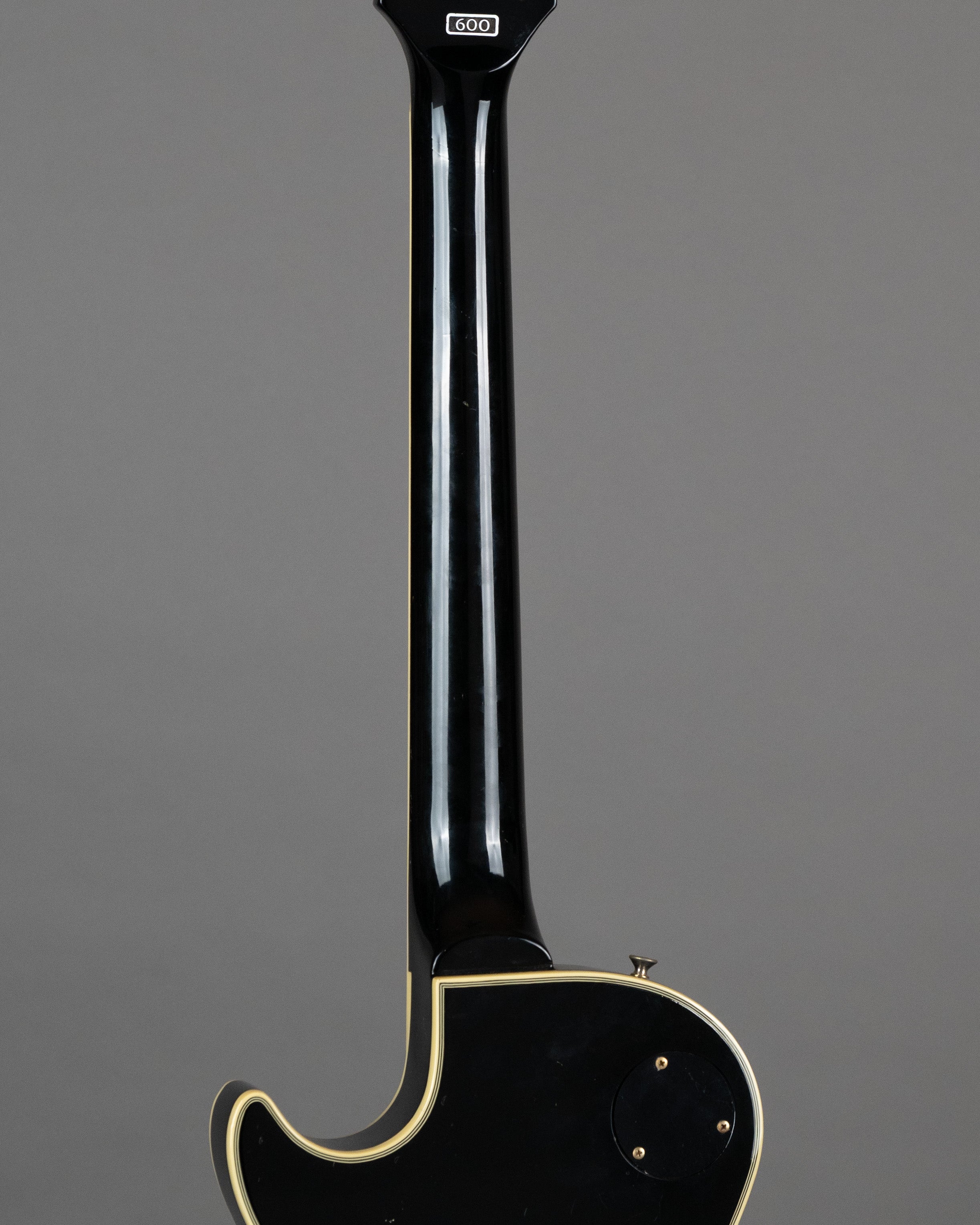 1987 Greco EG-600 Les Paul Custom (Japan, Black, HSC)