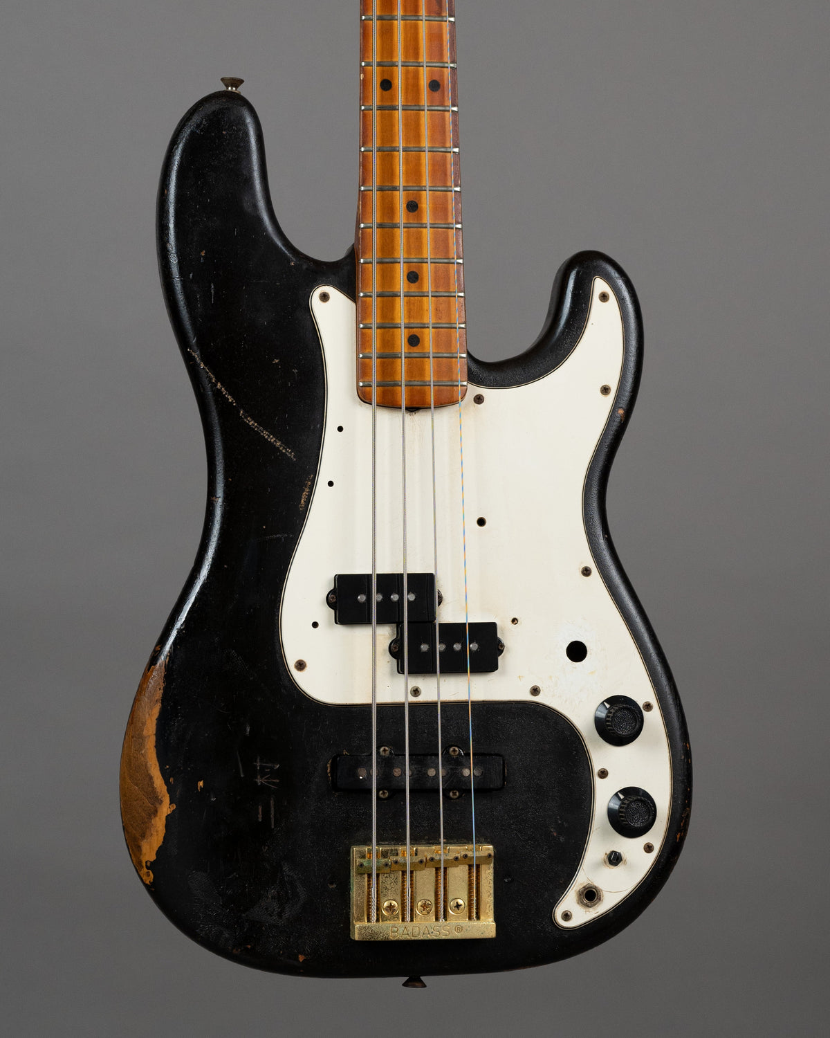 c1975 Fender Precision Bass MOD (USA, Black, HSC)