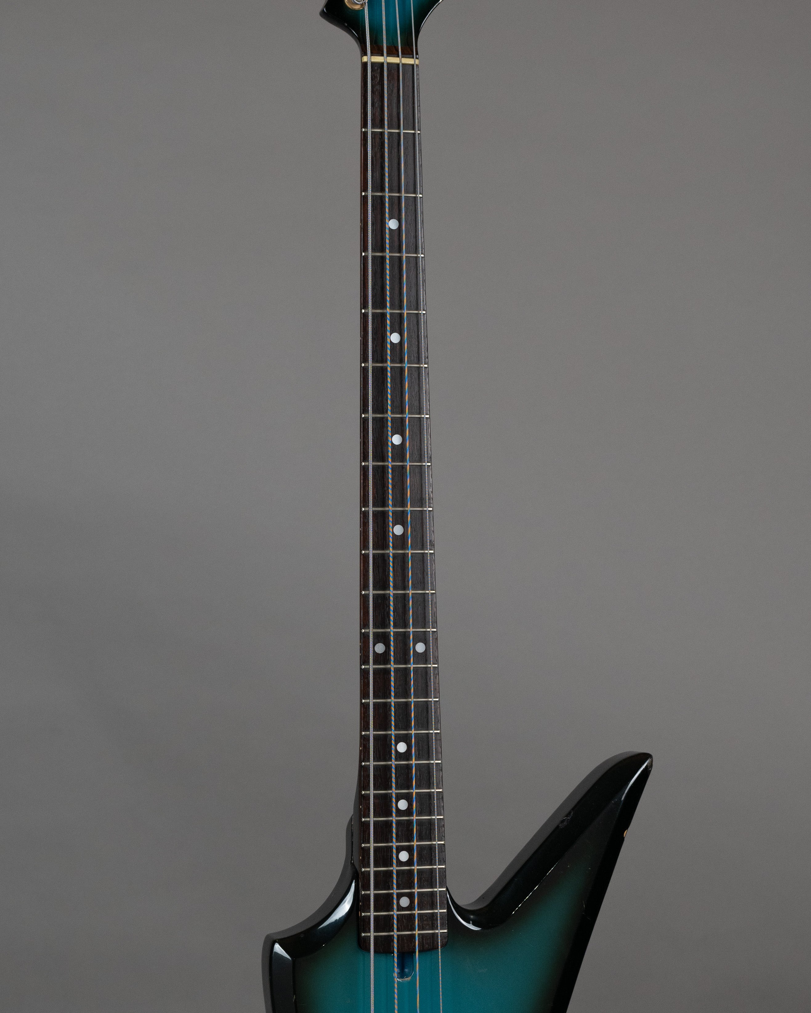 c1980s Aria Pro II ZZB Deluxe MOD (Japan, Teal Burst, Gig Bag)*