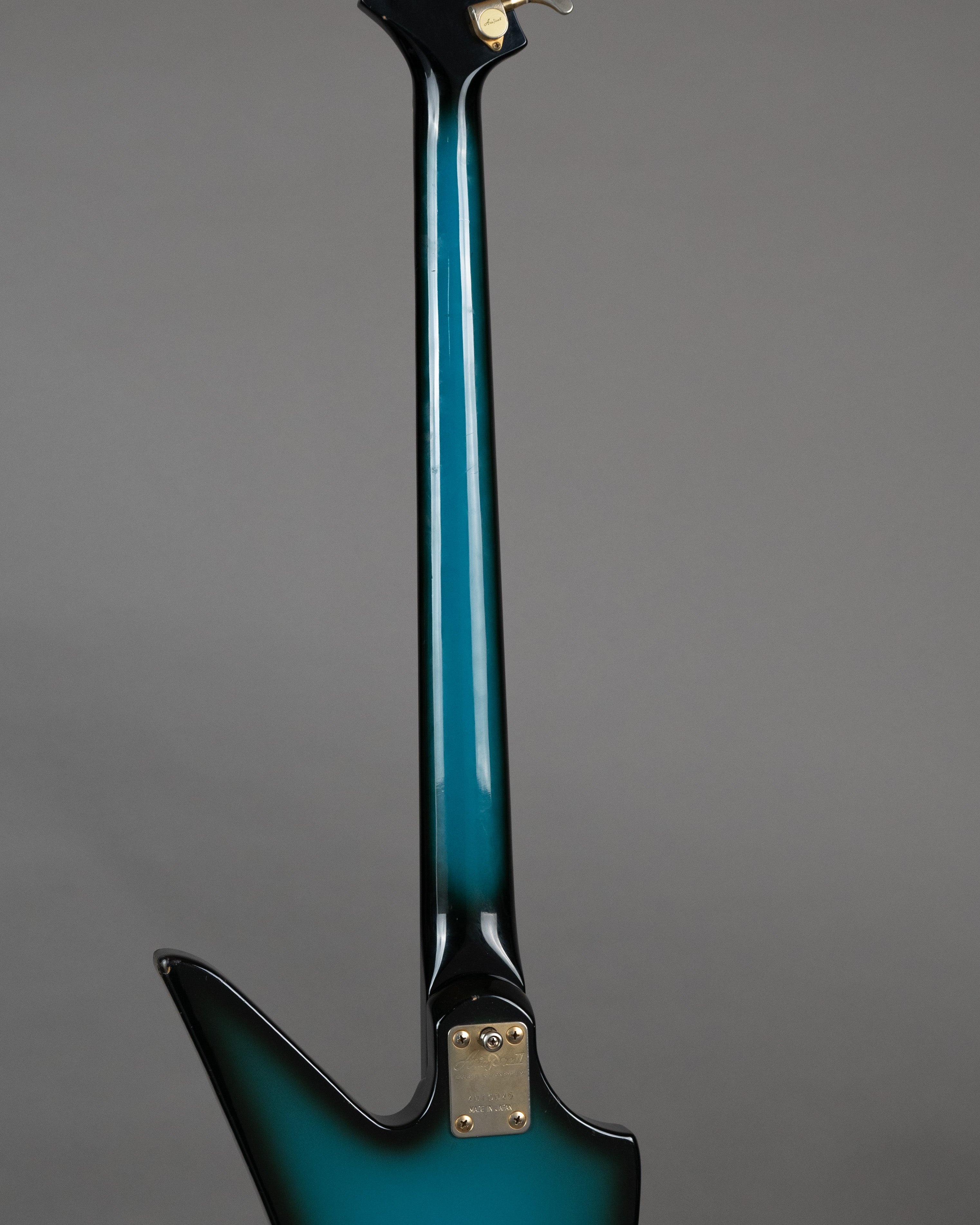 c1980s Aria Pro II ZZB Deluxe MOD (Japan, Teal Burst, Gig Bag)*