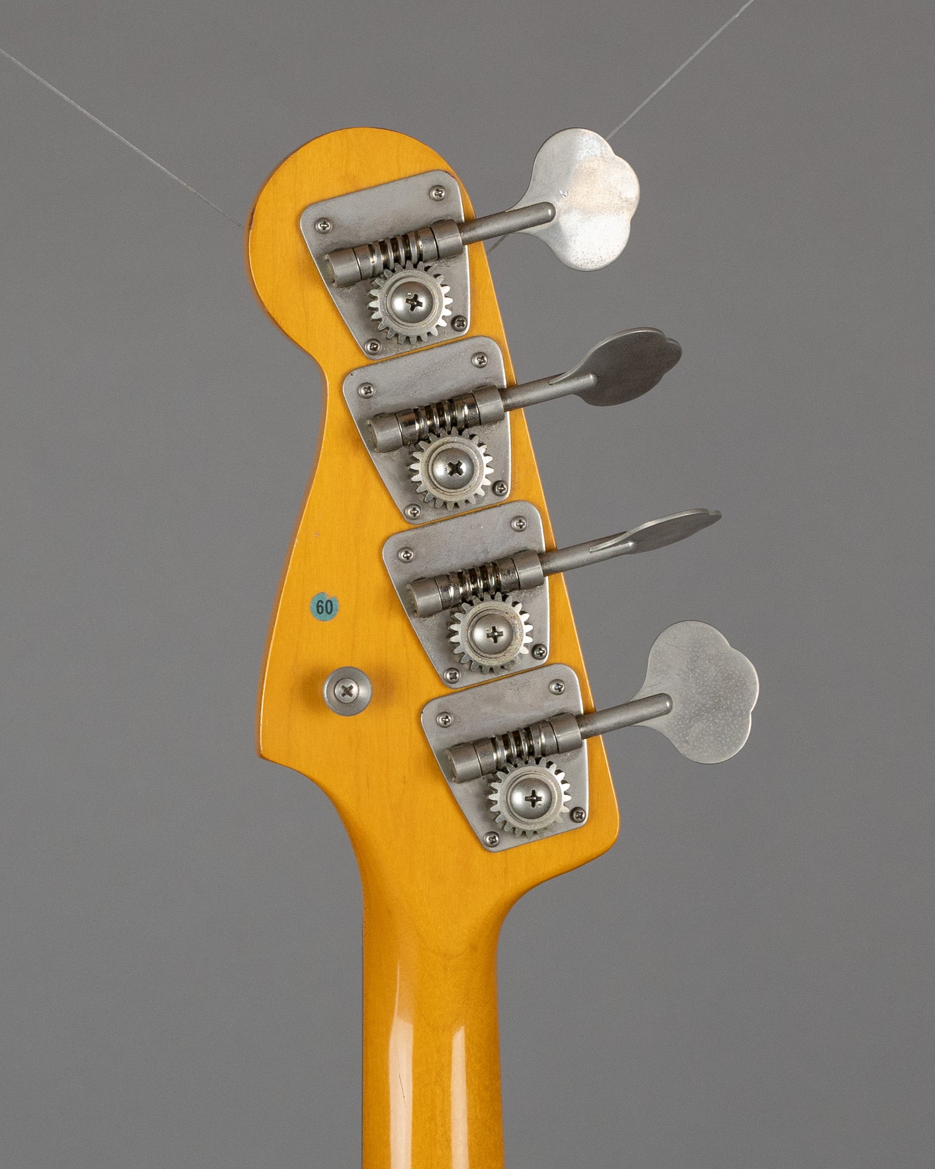 c1989 Fender JB62-60FL Unlined Fretless Jazz Bass (Japan, Sunburst)