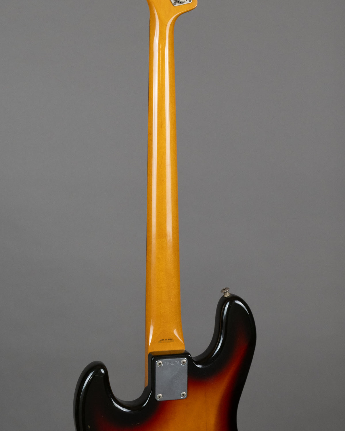 c1989 Fender JB62-60FL Unlined Fretless Jazz Bass (Japan, Sunburst)
