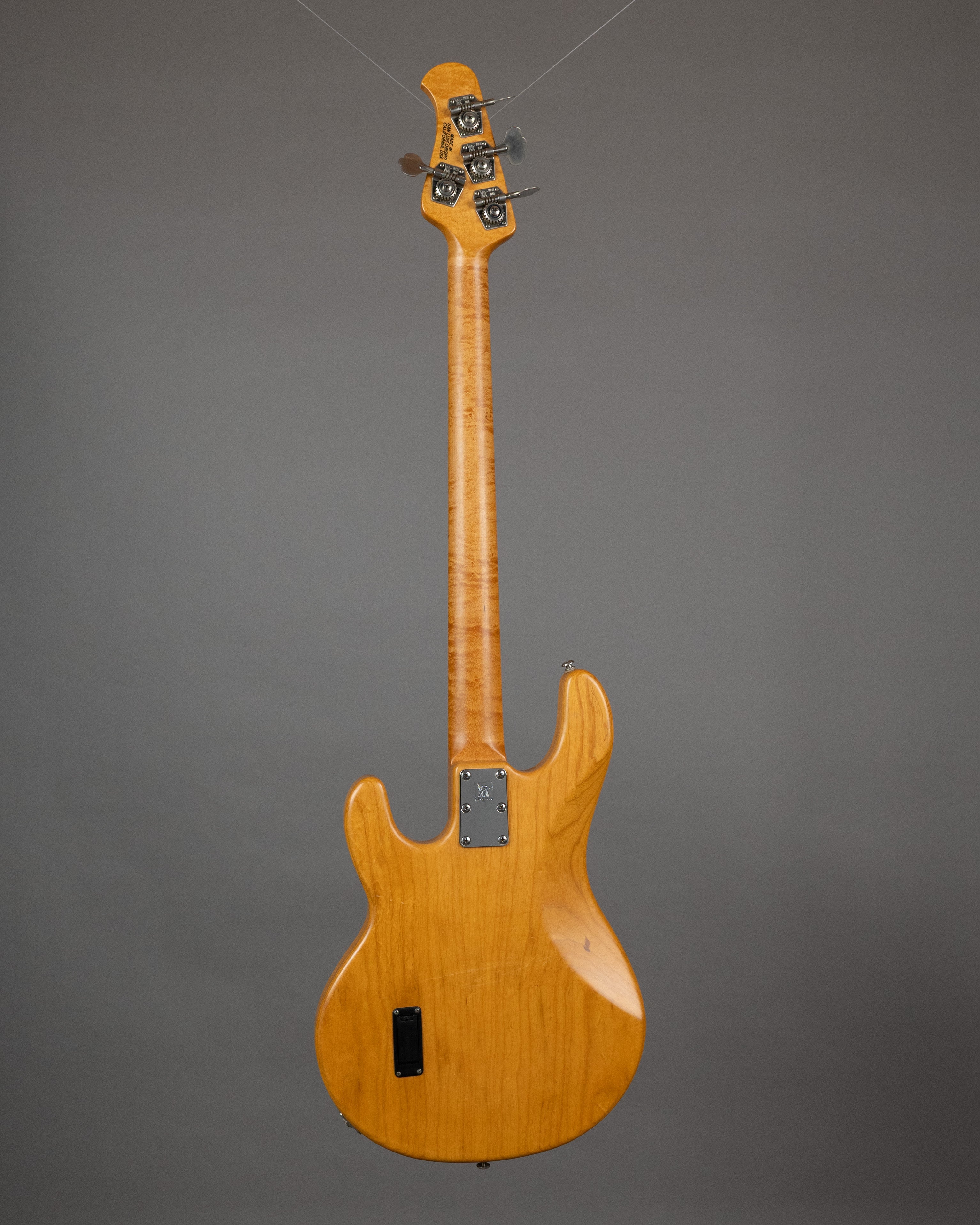 1997 Ernie Ball Music Man Stingray 3 Band (USA, Natural Velvet, OHSC)