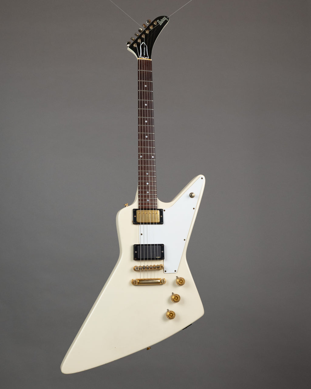 c1980's Burny Explorer (Japan, White, Gigbag)