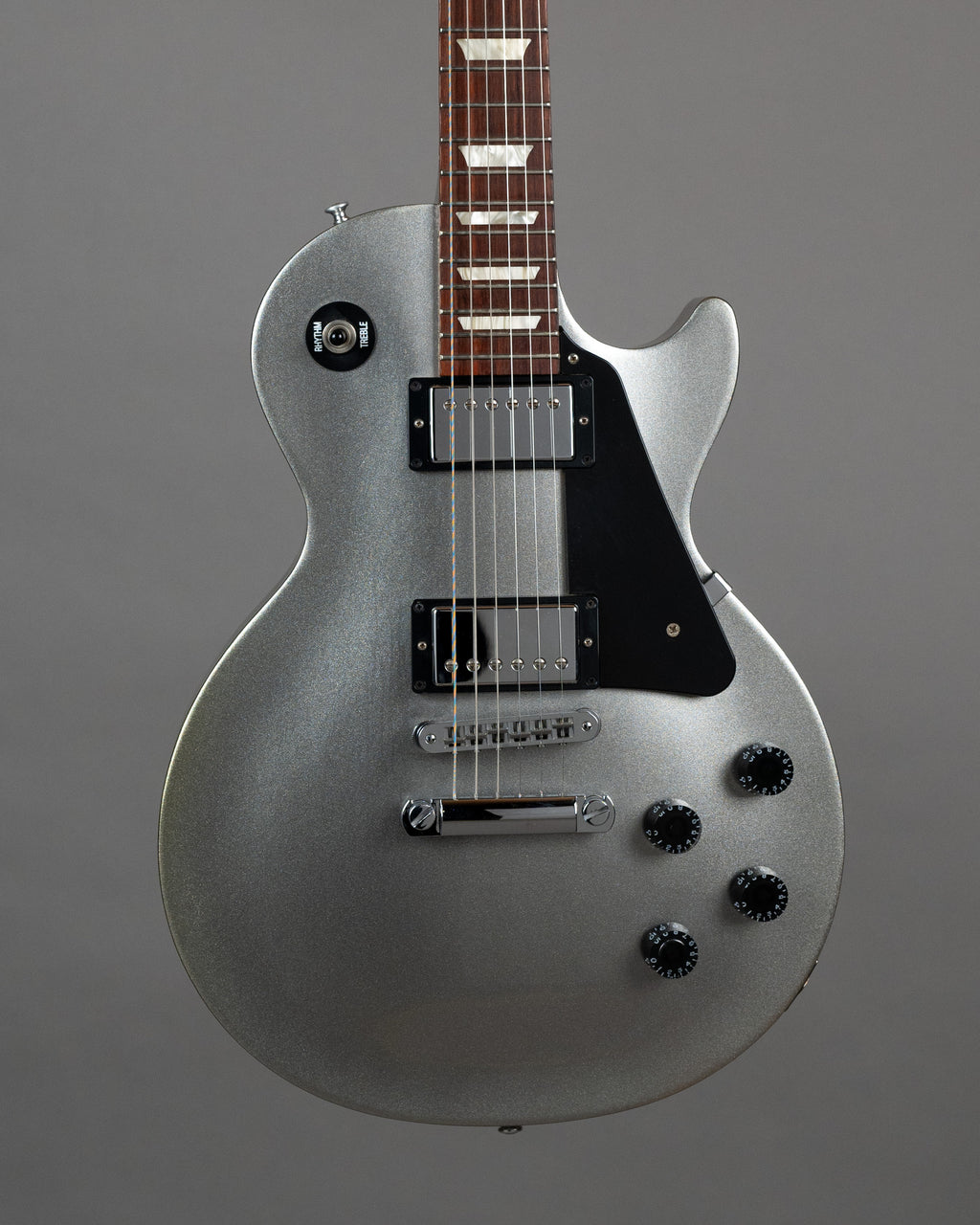 2012 Gibson Les Paul Studio (USA, Silver Pearl, Gig Bag)