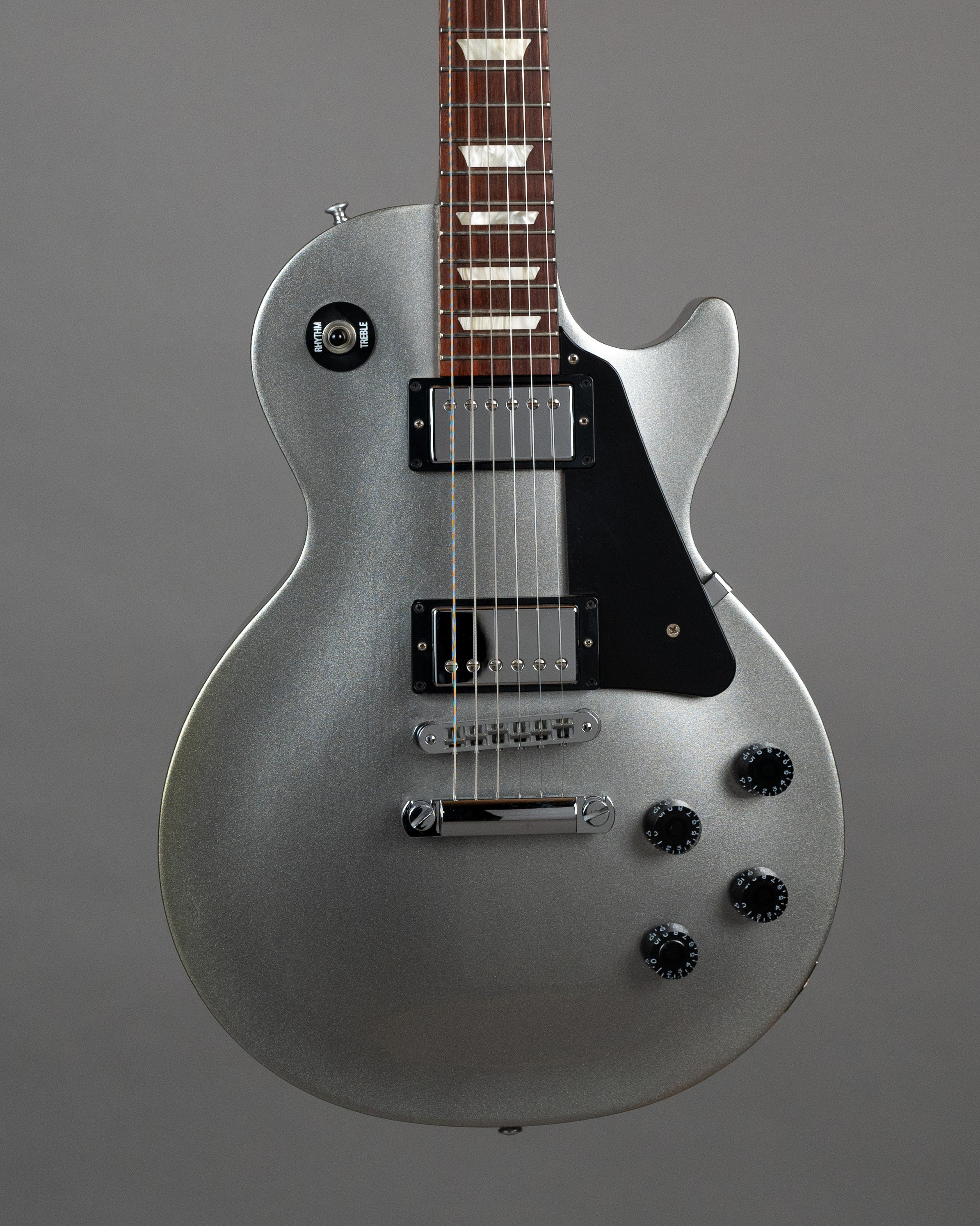 2012 Gibson Les Paul Studio (USA, Silver Pearl, Gig Bag)