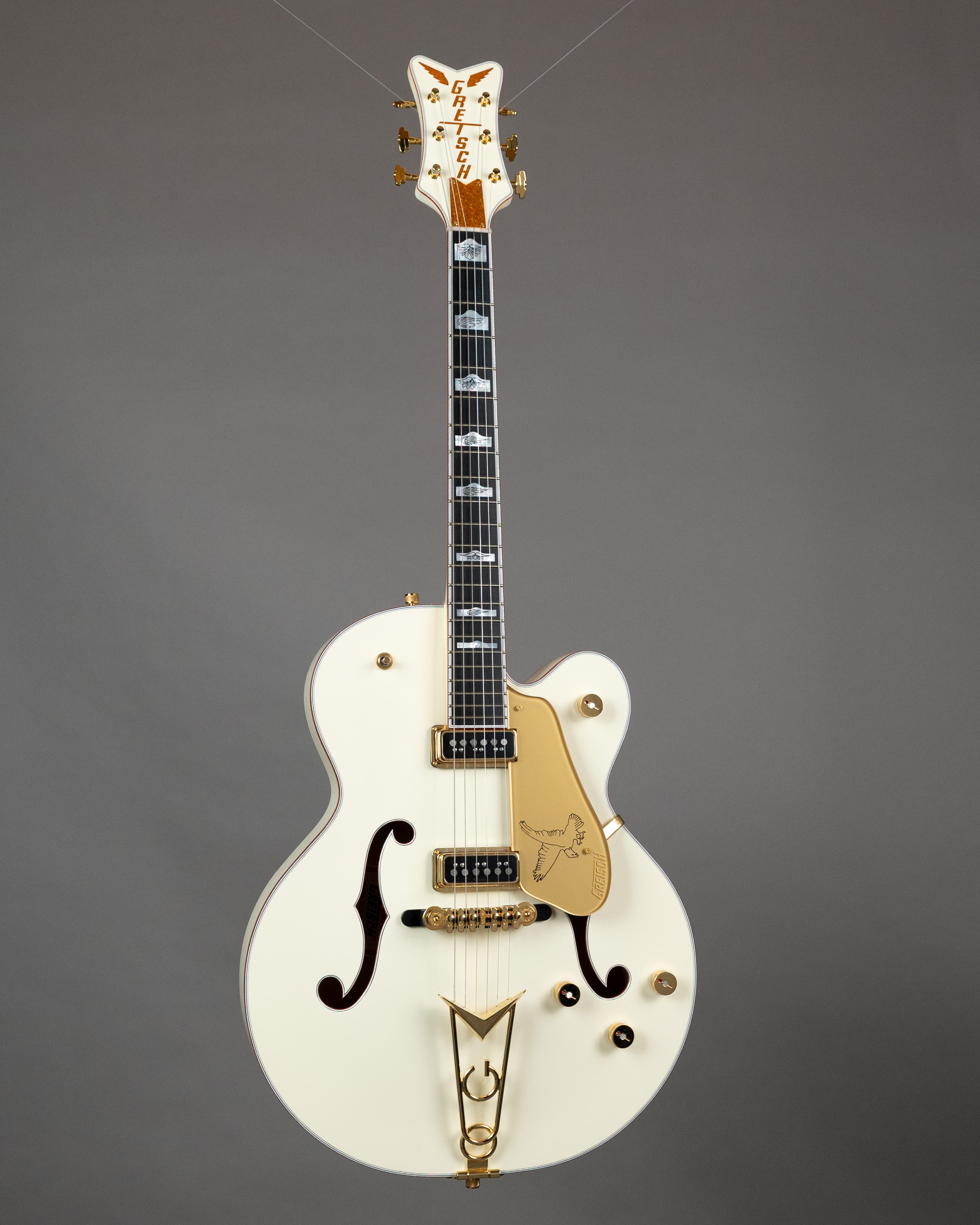 2025 Gretsch G6136-55VS White Falcon (Japan, Vintage White, OHSC)